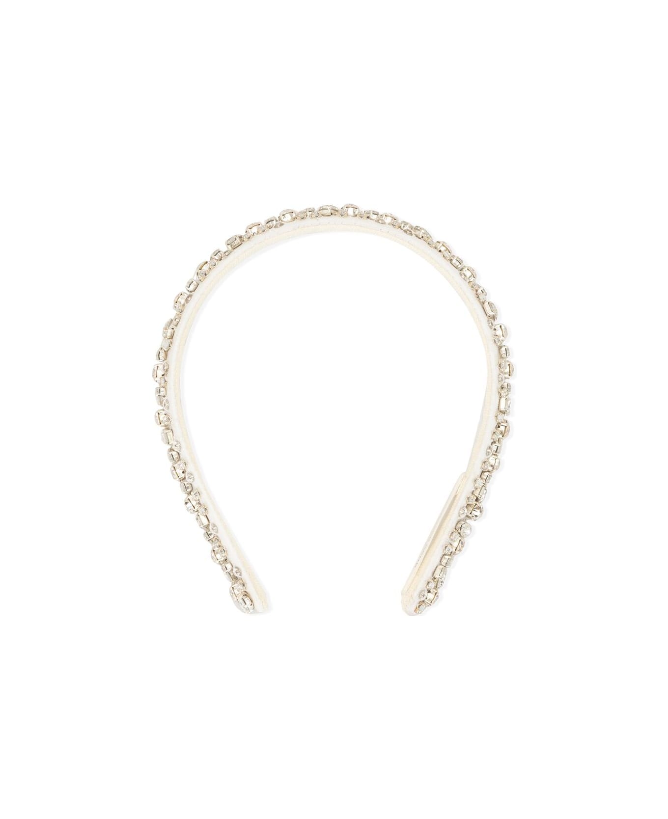 Jennifer Behr Hair Accessory - WHITE/SILVER