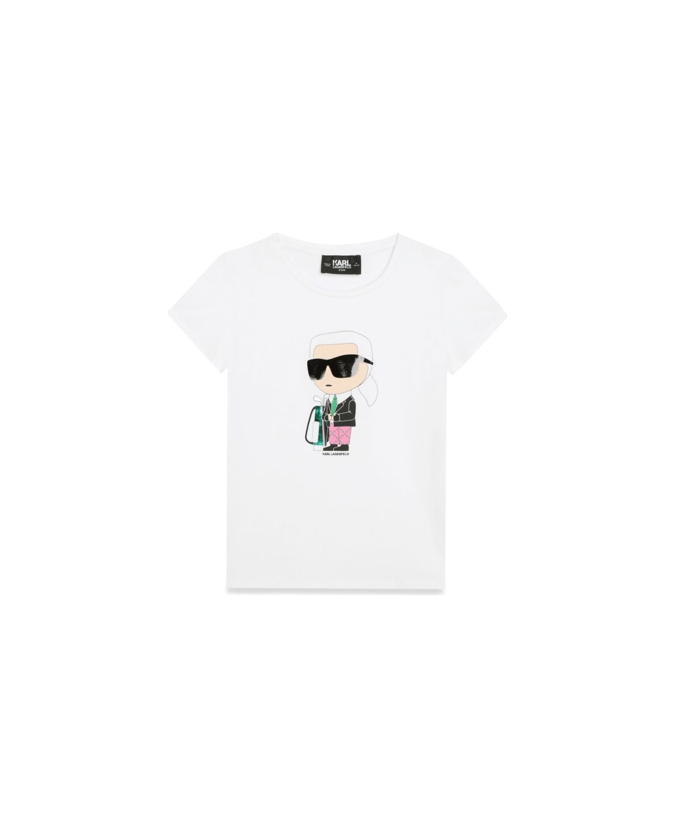 Karl Lagerfeld Tee Shirt - WHITE Tシャツ＆ポロシャツ