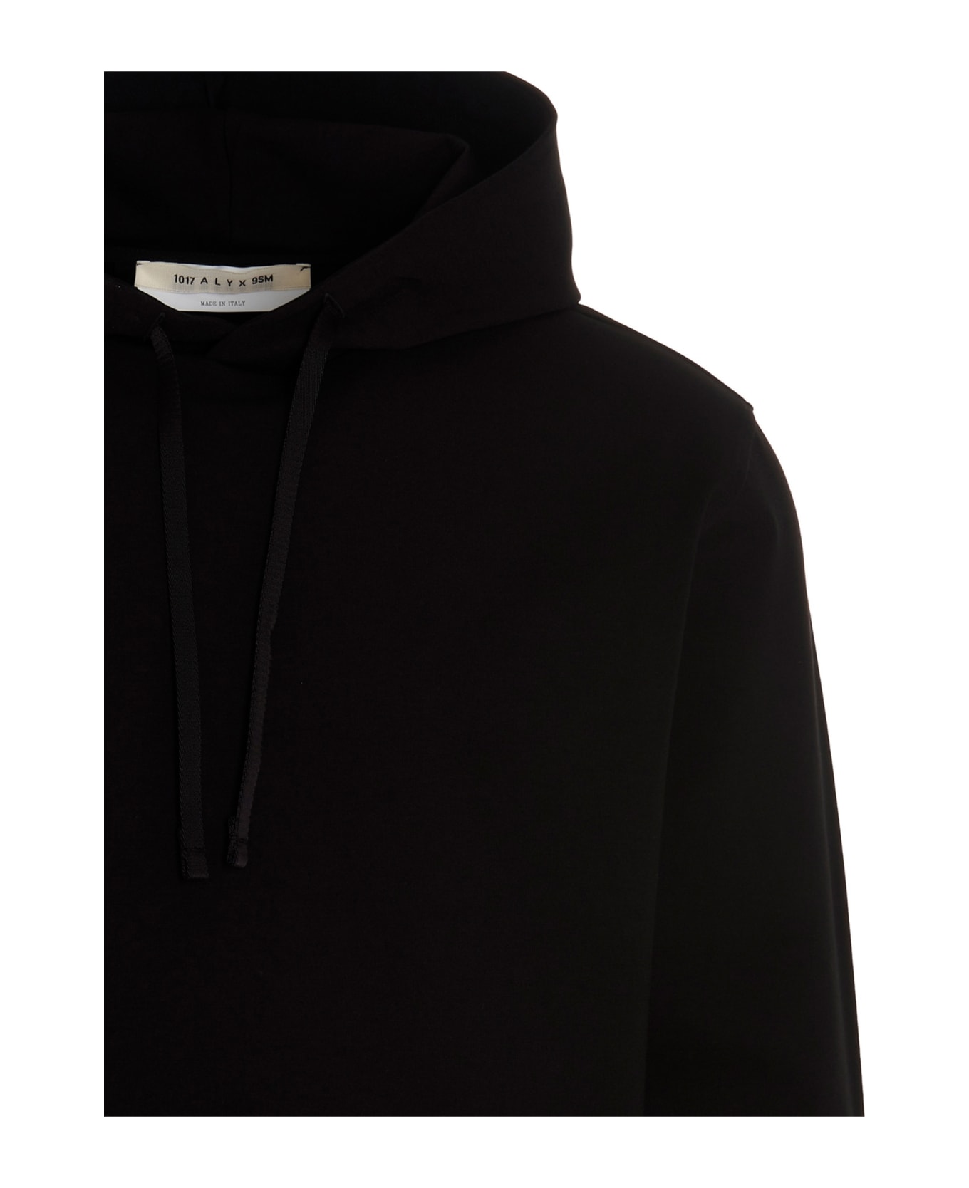 1017 ALYX 9SM Sweatshirt With Logo Metal Buckle - NERO