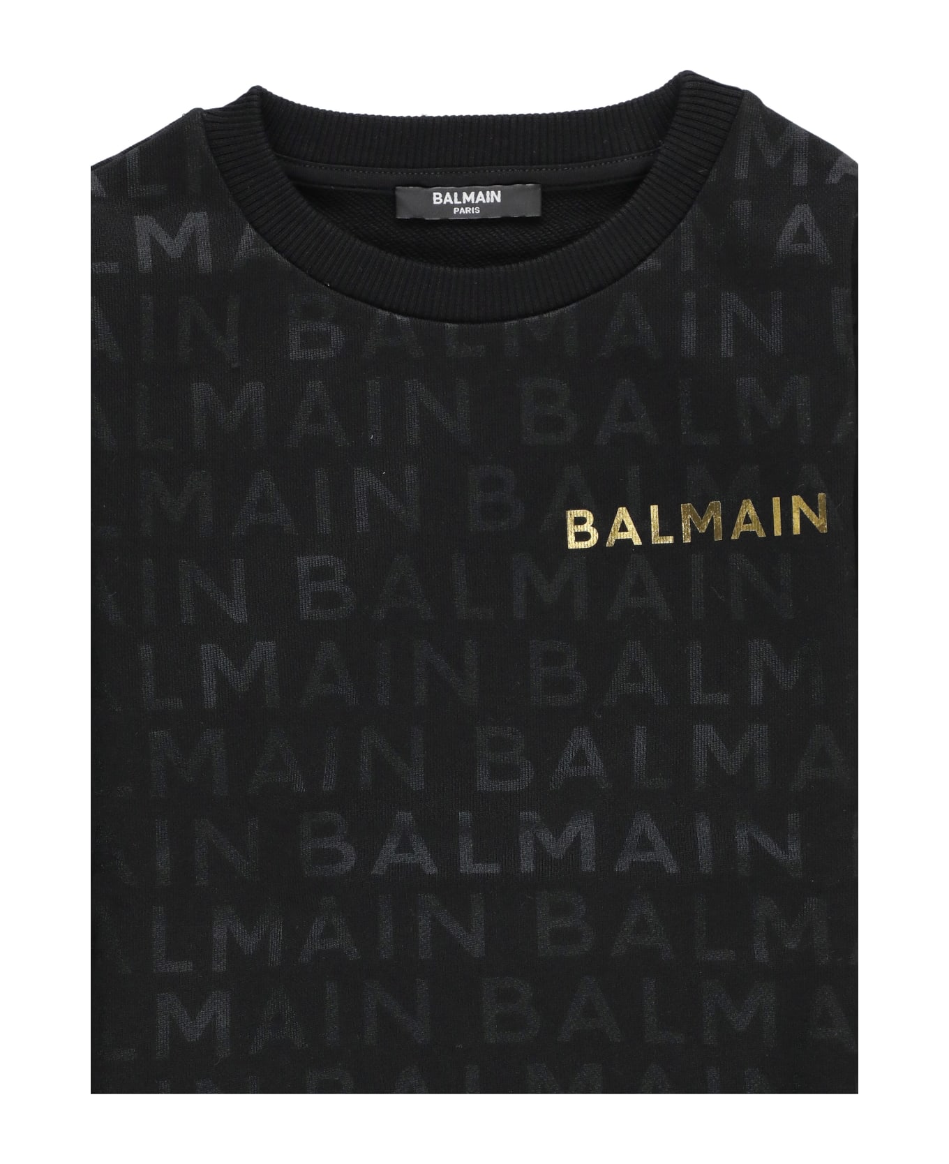 Balmain Sweatshirt With Logo - Black