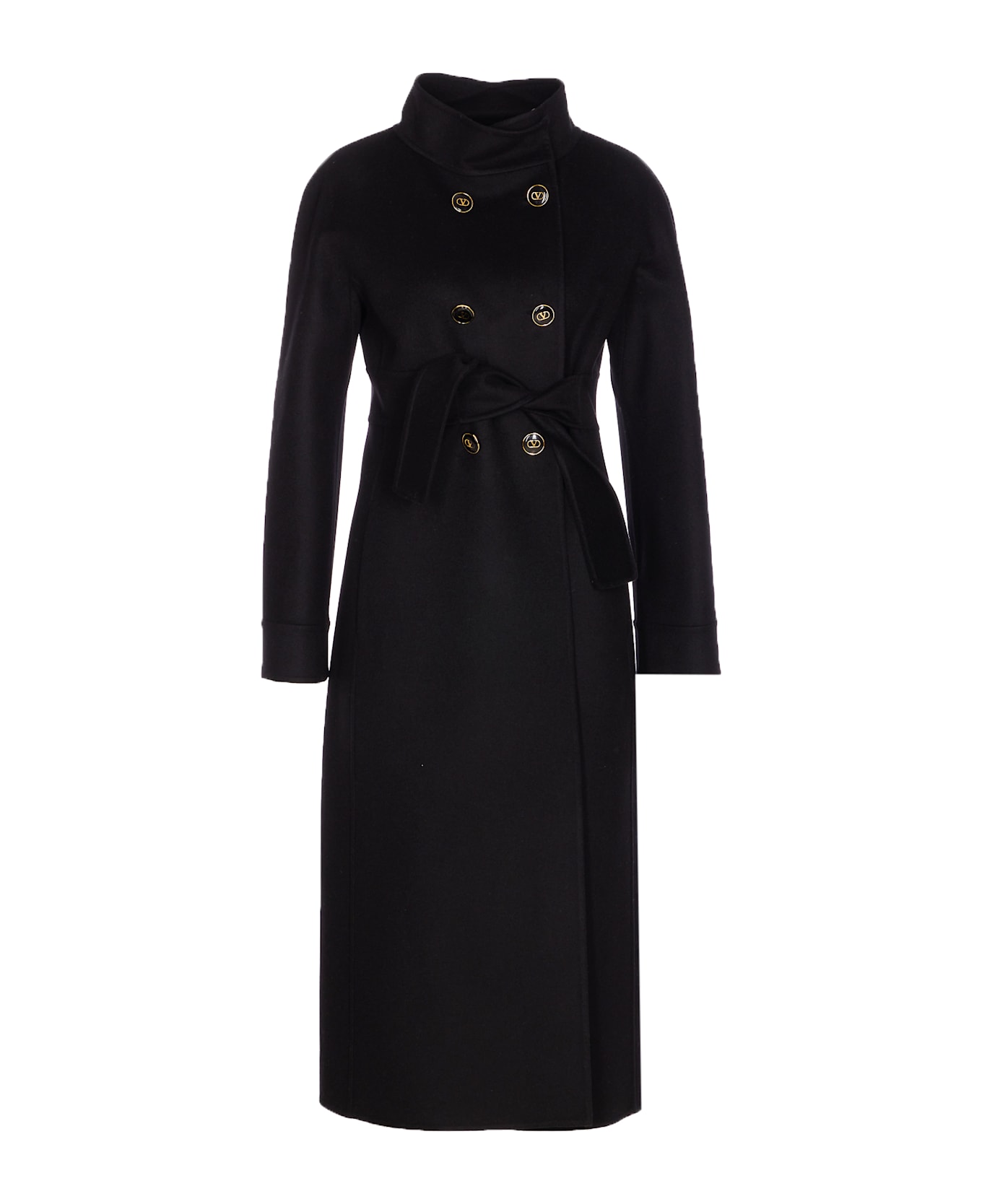 Valentino Garavani Solid Coat - Black