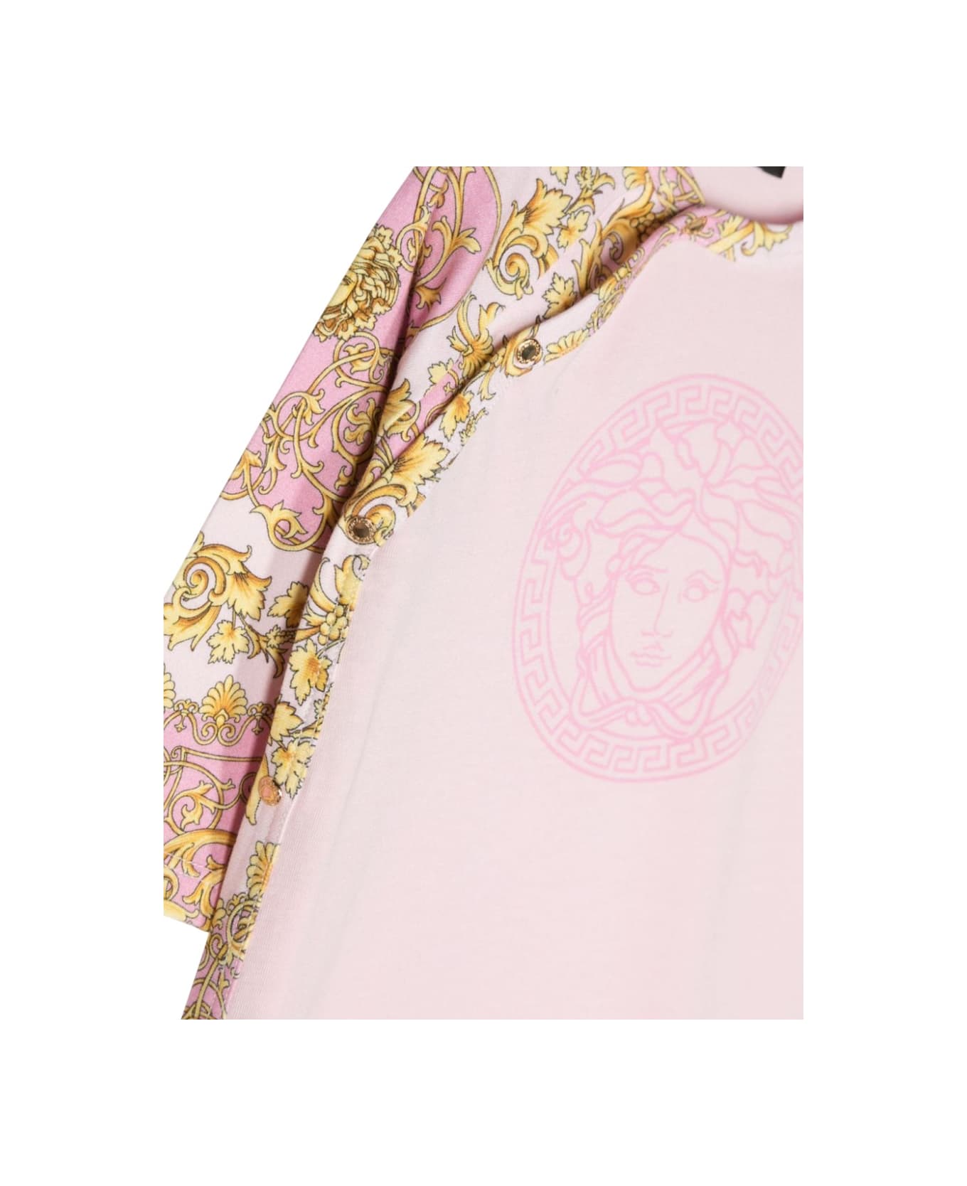 Versace Frenzy Baroque Jumpsuit - PINK ボディスーツ＆セットアップ