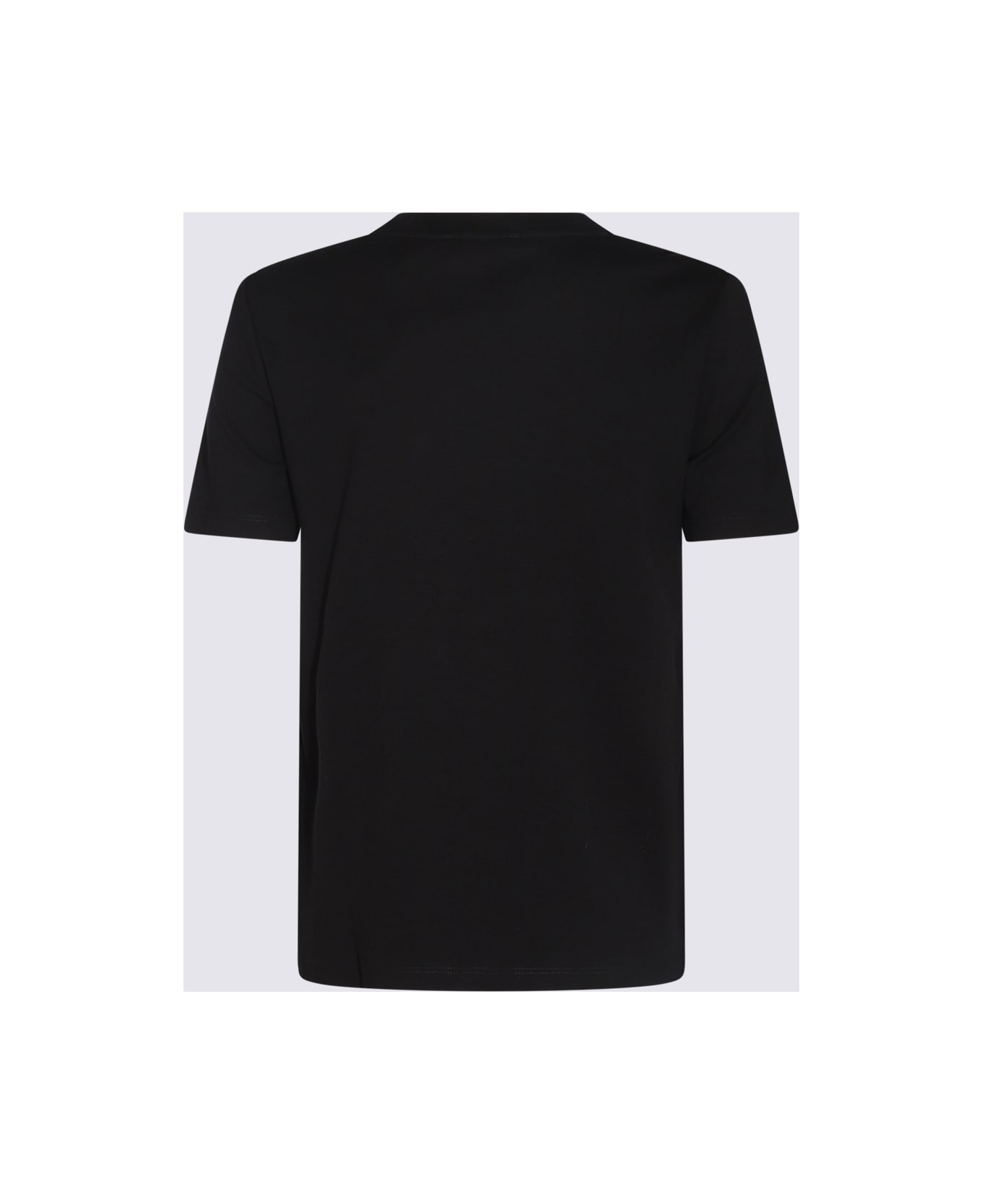
S Max Mara Black Cotton Madera T-shirt - Blue