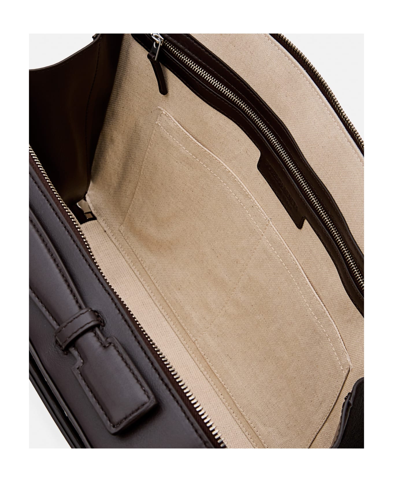 Bottega Veneta Intreccio Leather Shoulder Bag - Brown