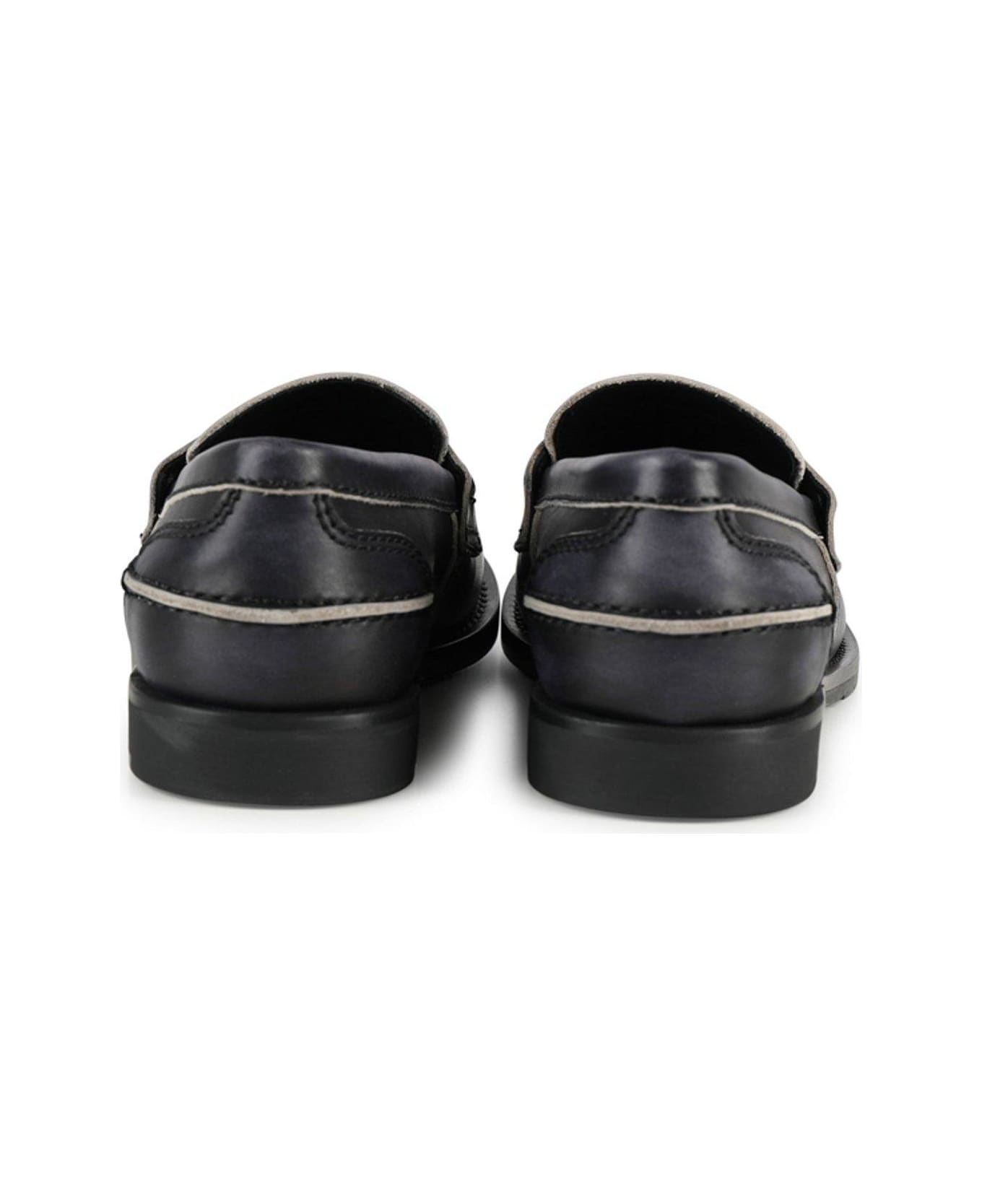 Miu Miu Coin Plaque Slip-on Loafers