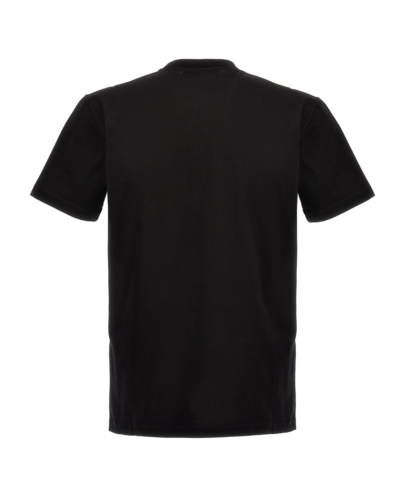 Dsquared2 Crewneck T-shirt With Front Logo Print - Nero