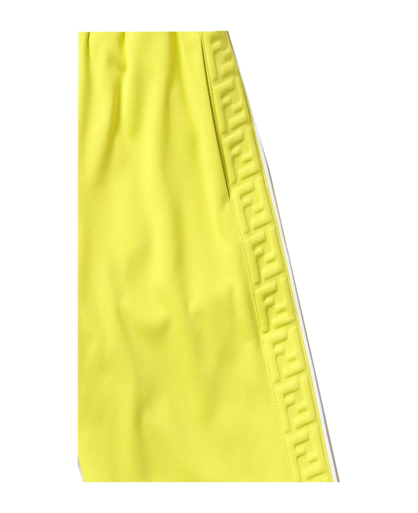 Fendi Yellow Cotton Shorts - Giallo