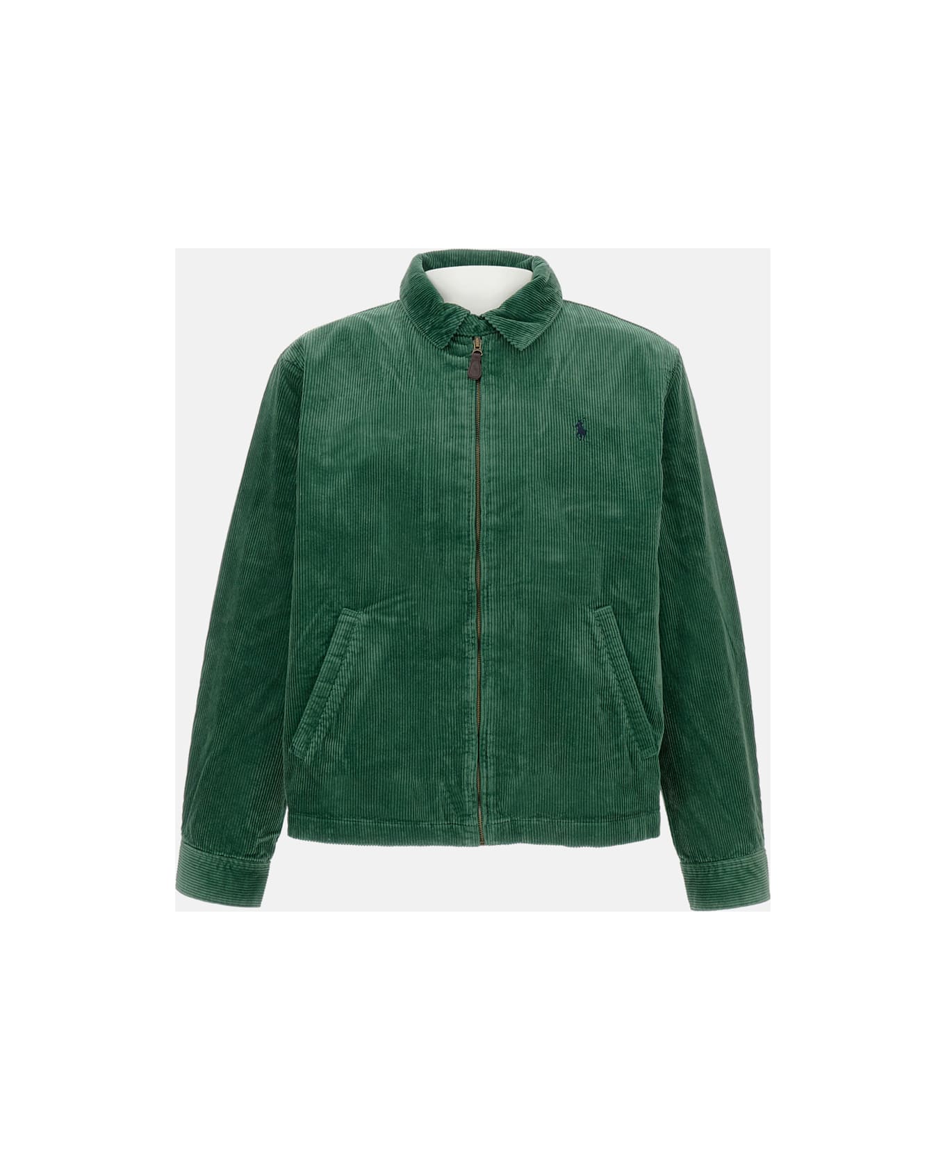 Polo Ralph Lauren Ribbed Cotton Velvet Jacket - Green