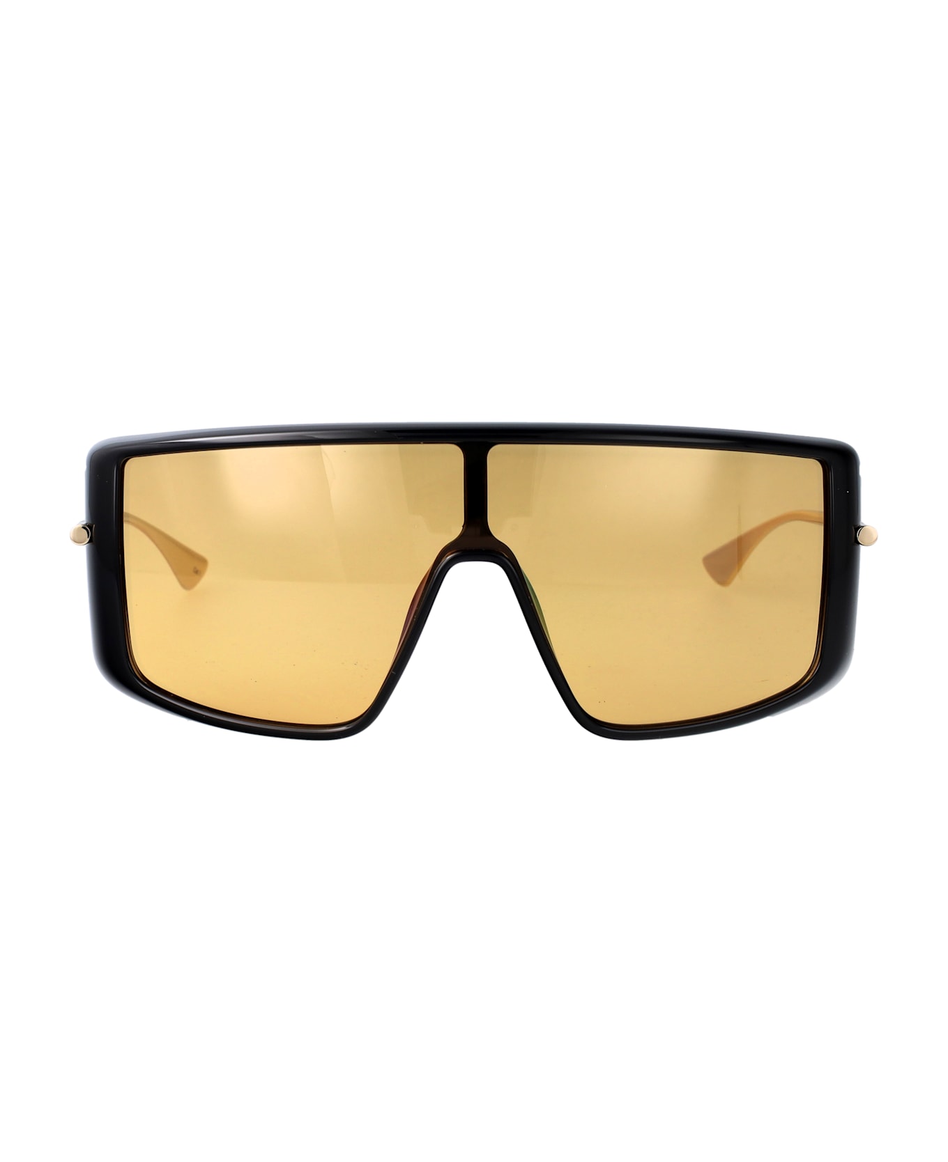 Alexander McQueen Eyewear Am0524s Sunglasses - BLACK-GOLD-ORANGE