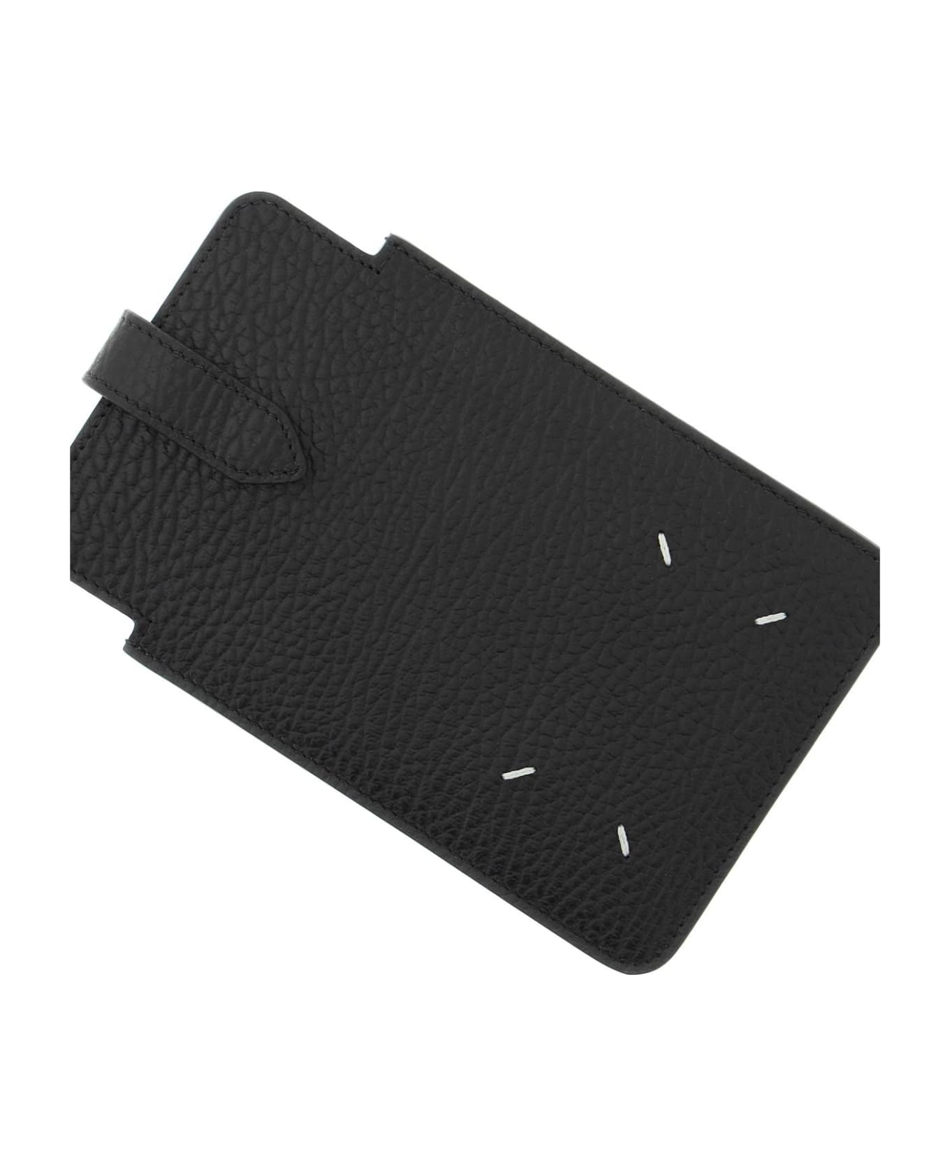 Maison Margiela Grained Leather Smartphone Case - Nero