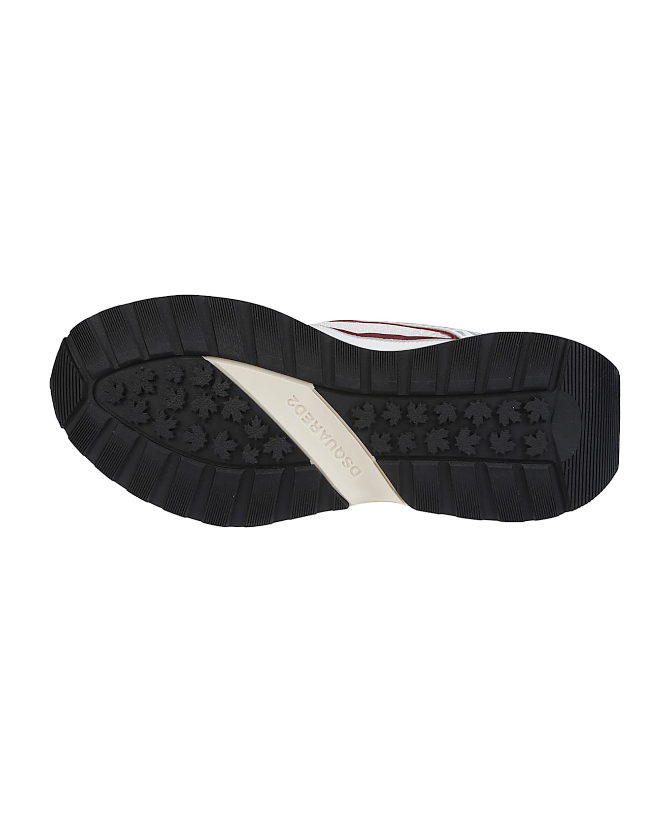 Dsquared2 Sprinter Lace-up Low Top Sneakers - Off White/vino