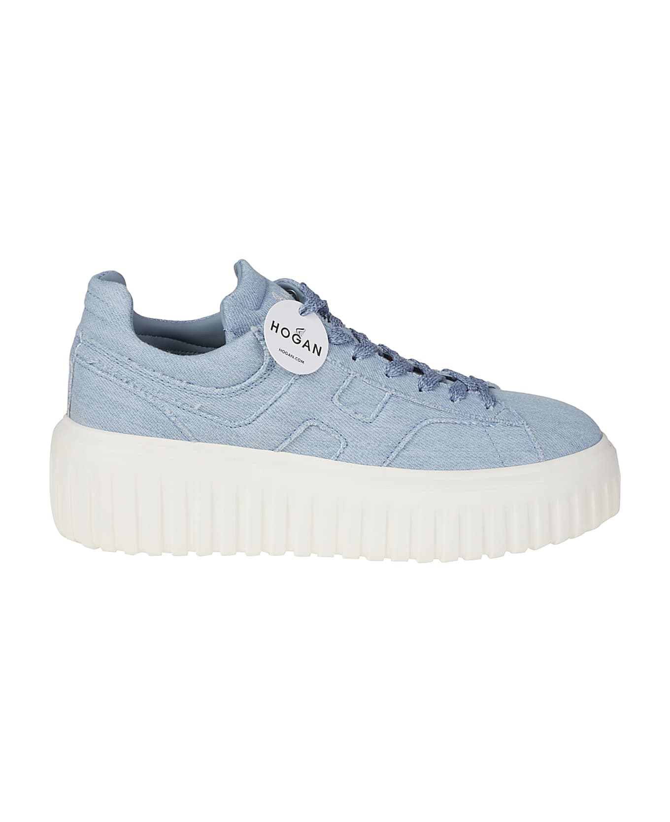 Hogan H-stripes Sneakers - Ashley Blue