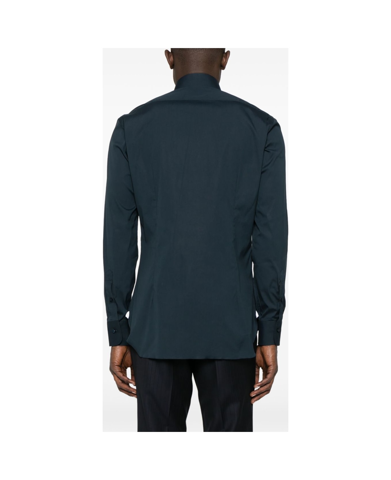 Barba Napoli Barba Poplin Shirt - Blue