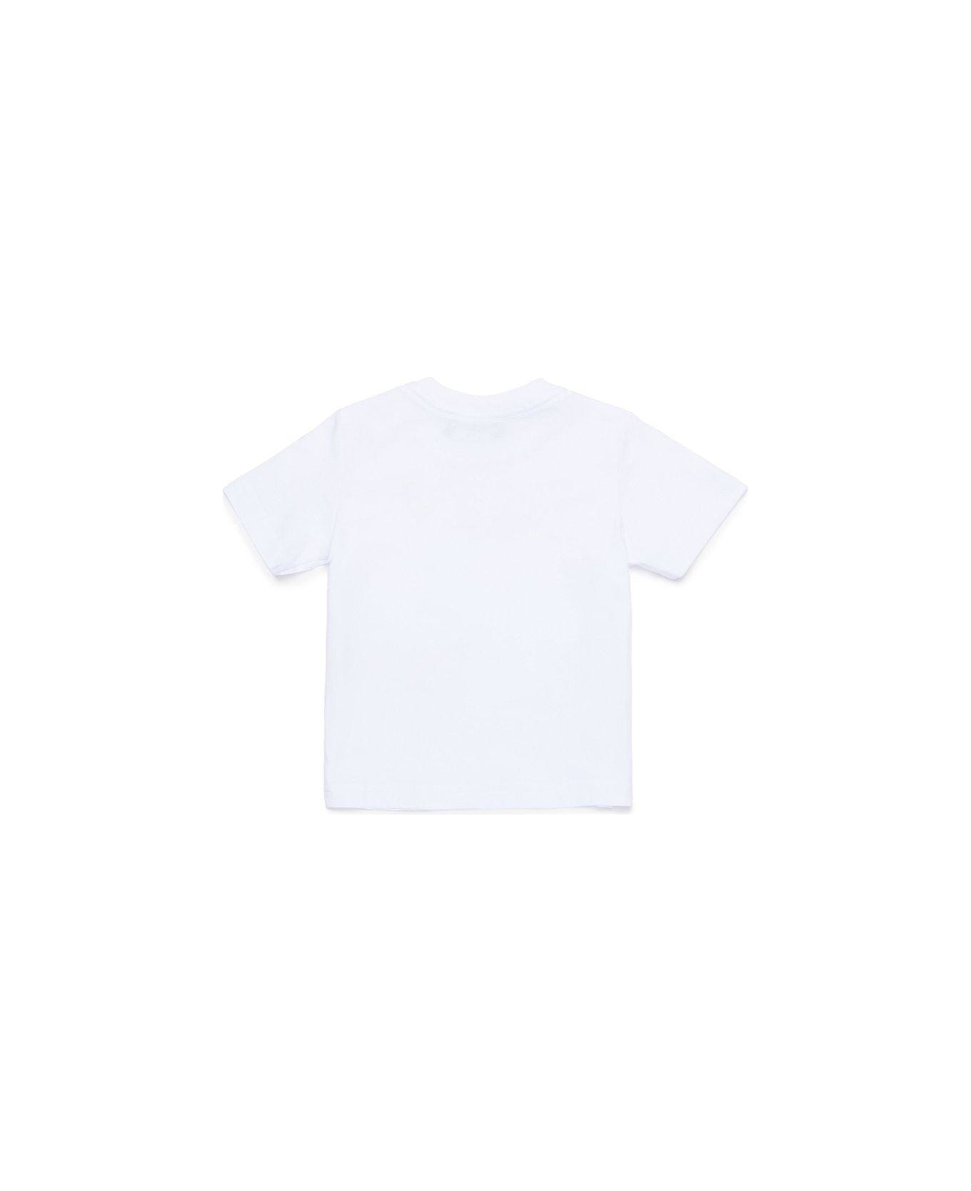 Dsquared2 Icon Logo-printed Crewneck T-shirt - White