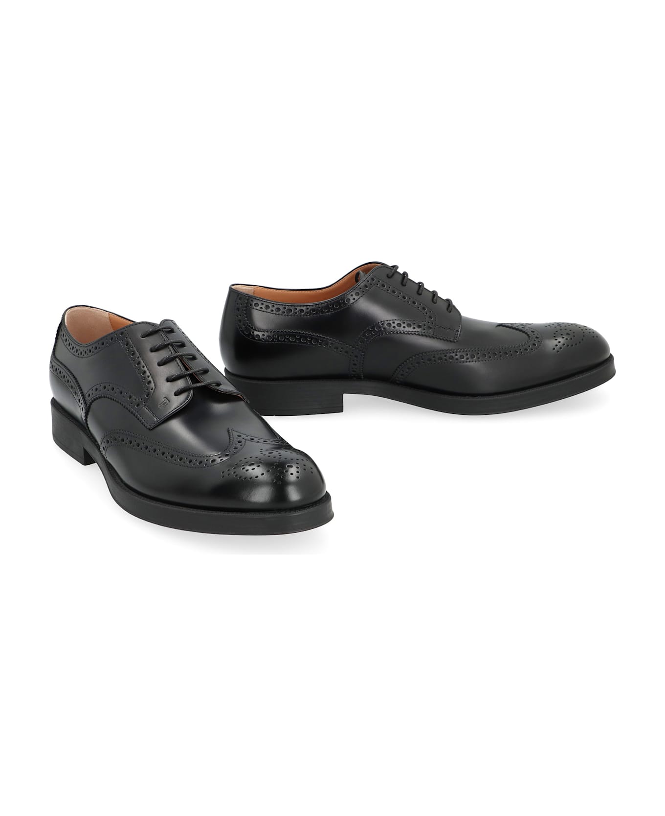 Tod
s Leather Lace-up Shoes - black