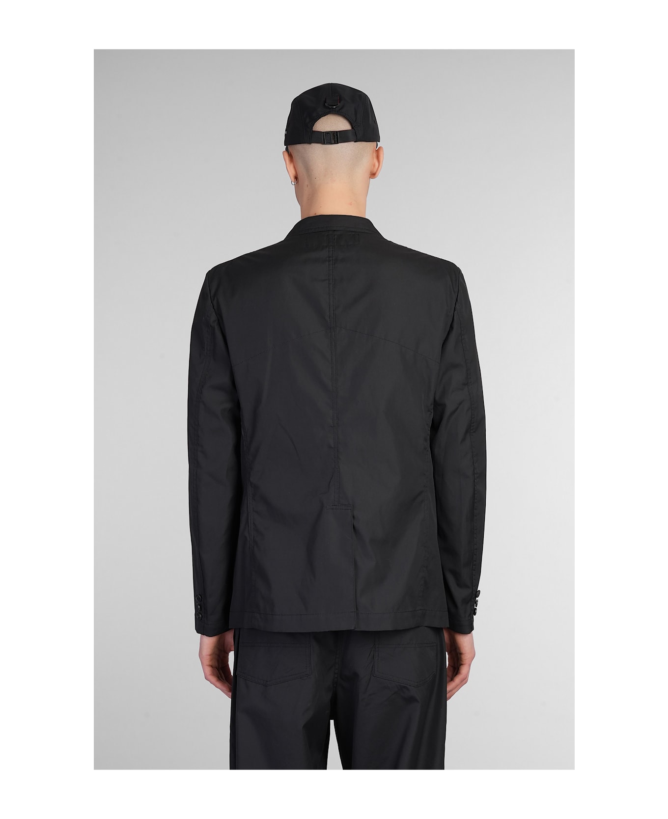 Comme des Garçons Homme Blazer In Black Cotton - black