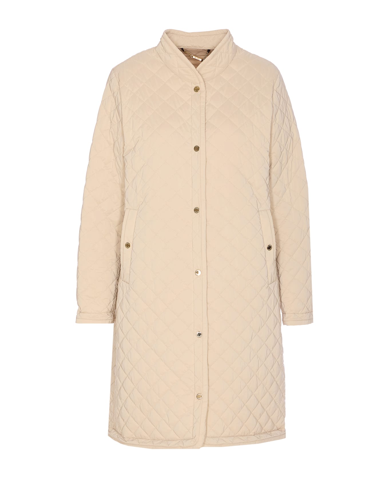 Moorer Quilted Aruna Jacket - Beige