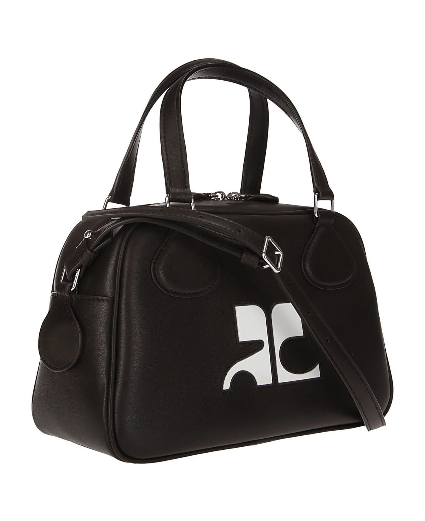 Courrèges Reedition Bowling Bag - CHOCOLATE 