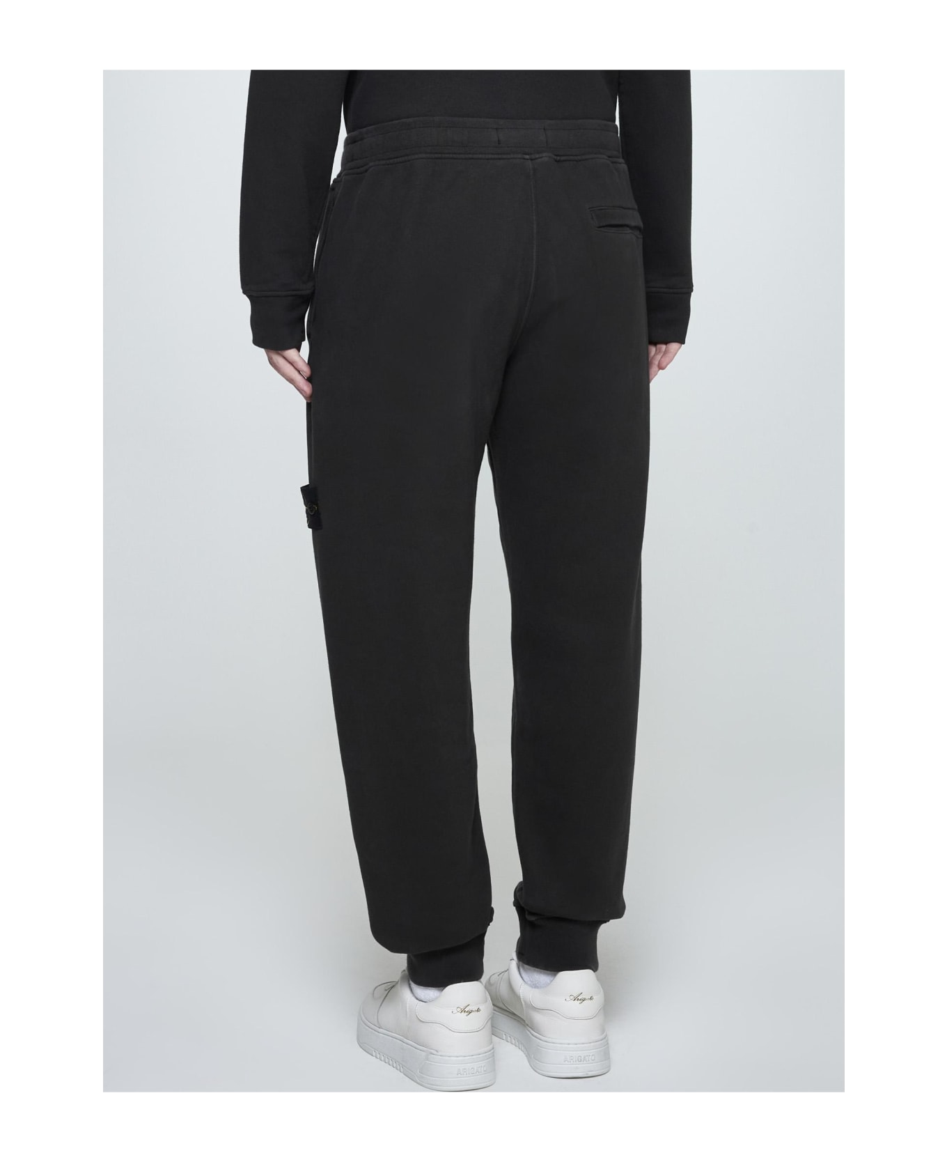 Stone Island Cotton Sweatpants - PIOMBO