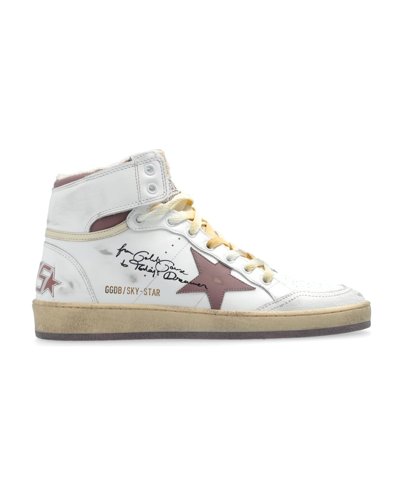 Golden Goose Sneakers Sky Star - WHITE/PINK/BEIGE