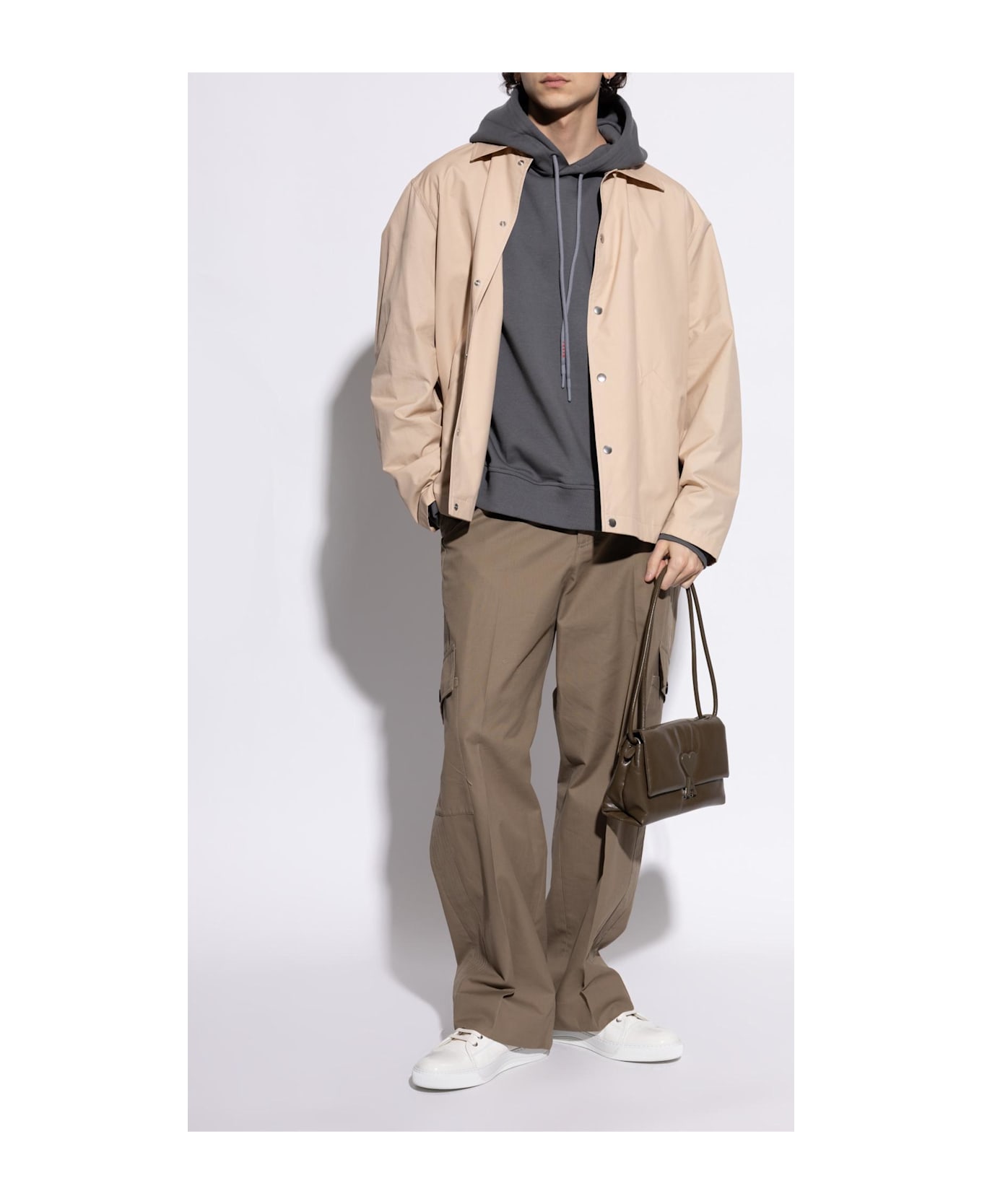 Lanvin Suede Sneakers - Ecru