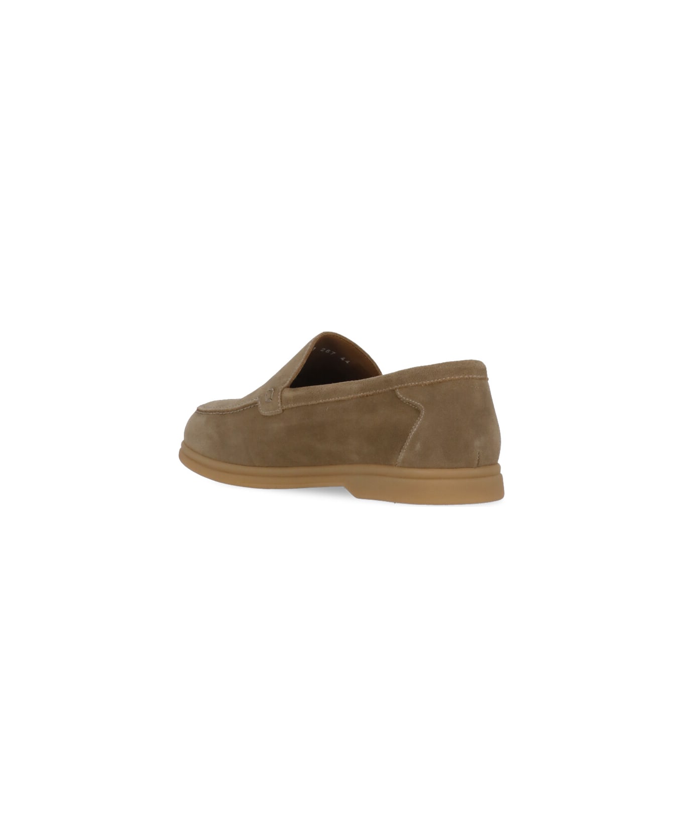 Doucal's Suede Leather Loafers - Beige