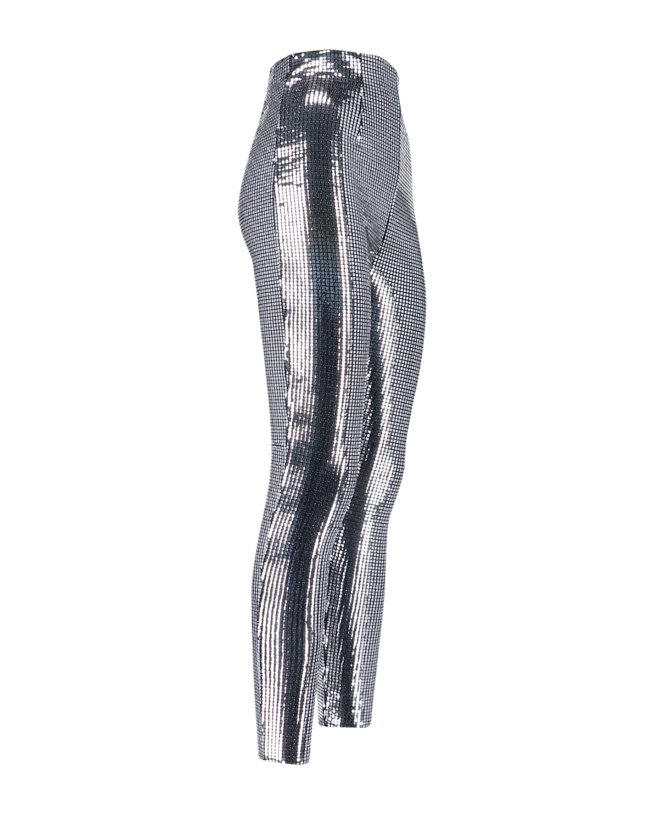 MM6 Maison Margiela Metallic Sequin Pants - Silver