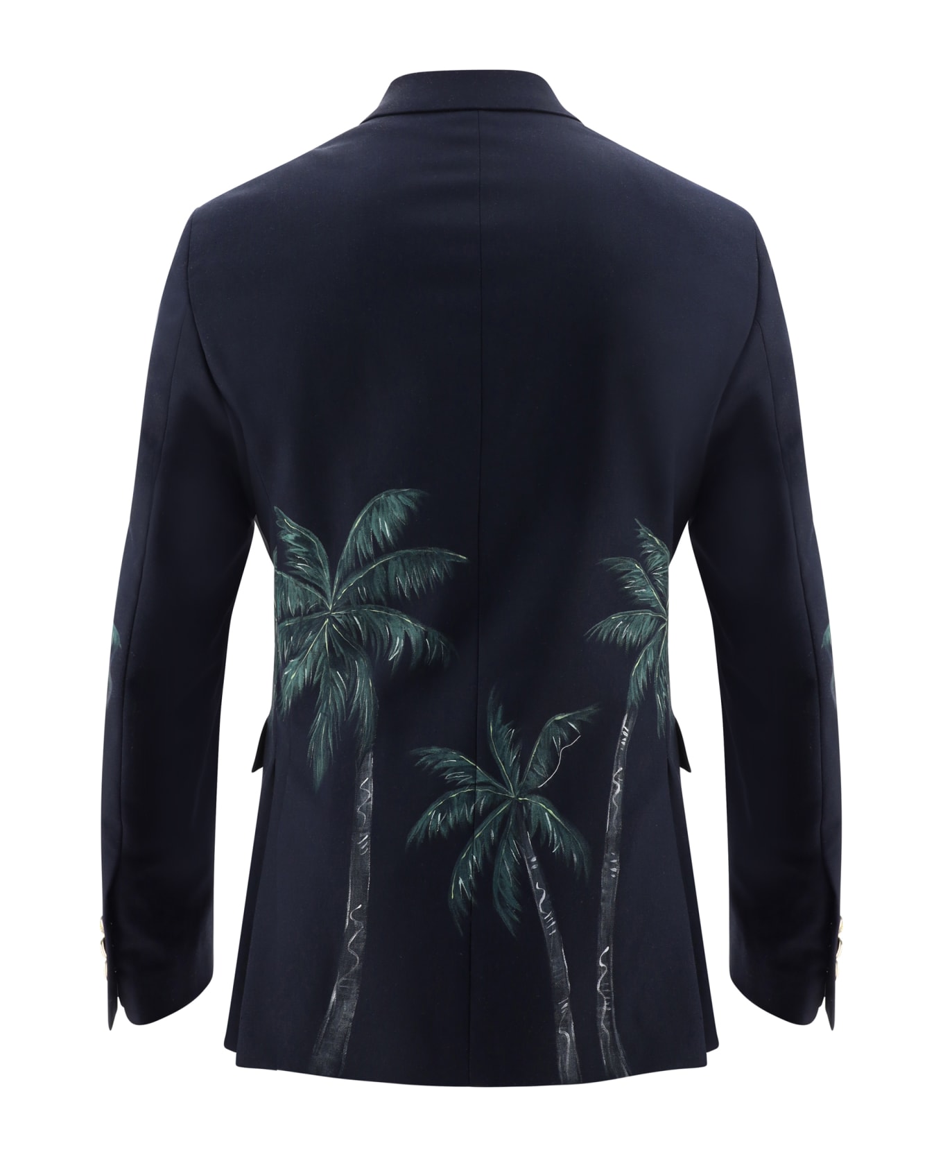 Palm Angels Double-breasted Blazer - Blue コート