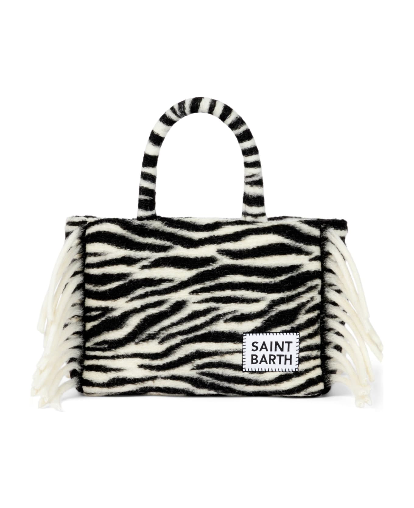 MC2 Saint Barth Colette Blanket Handbag With Animalier Print - MULTICOLOR
