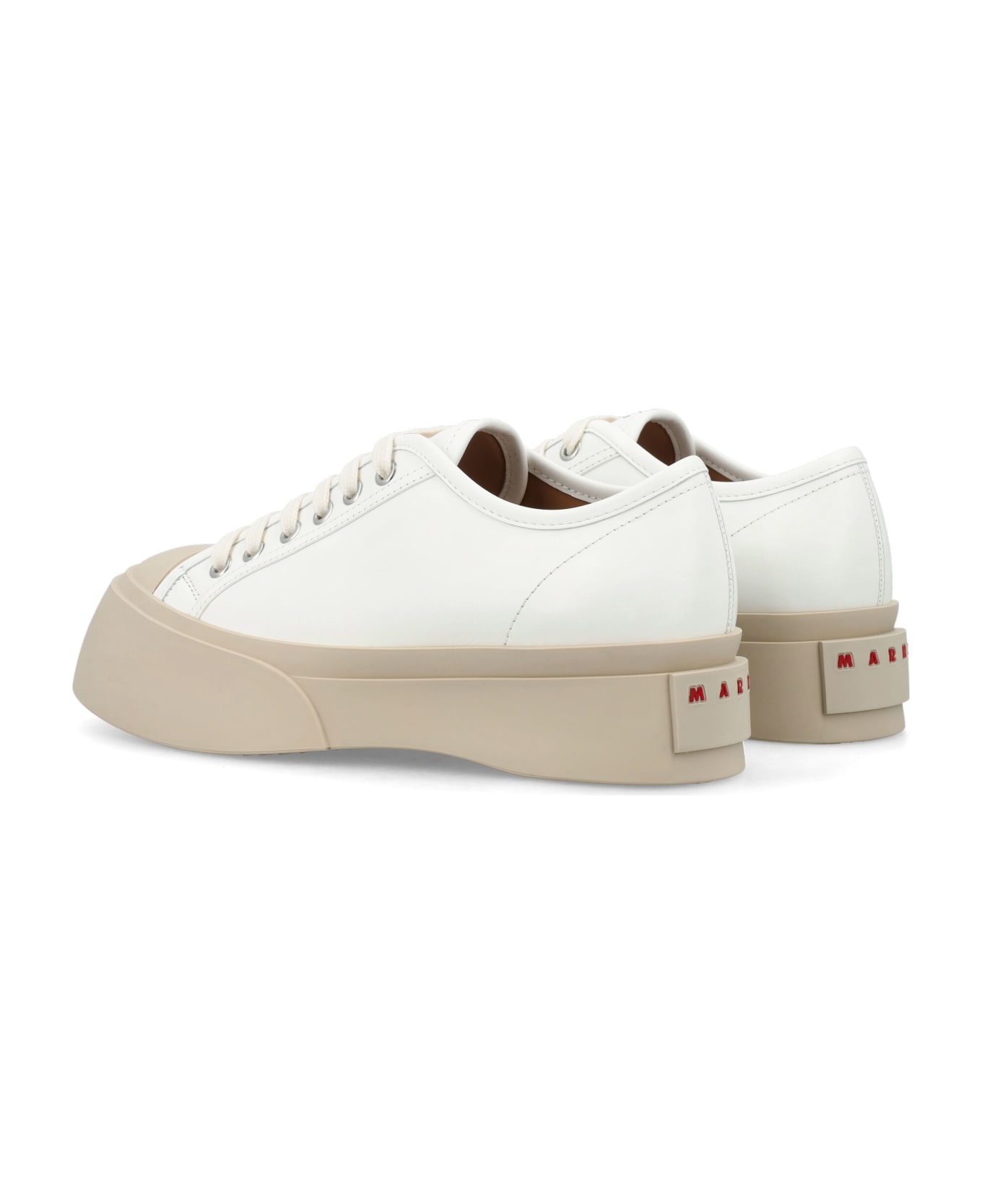 Marni Pablo Lace-up Woman's Sneakers - LILY WHITE