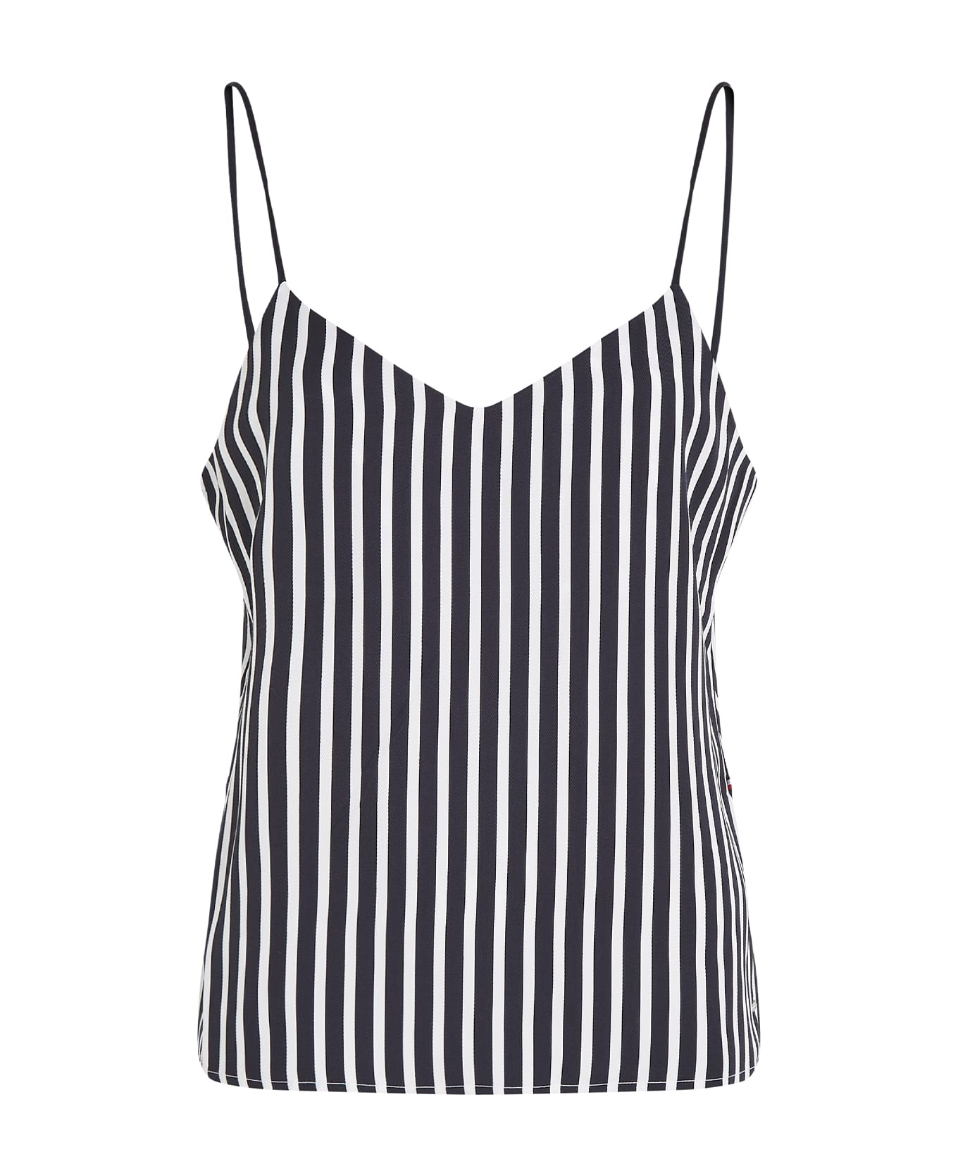 Tommy Hilfiger Striped Tank Top With Thin Straps - BOLD STP/DESERT SKY キャミソール