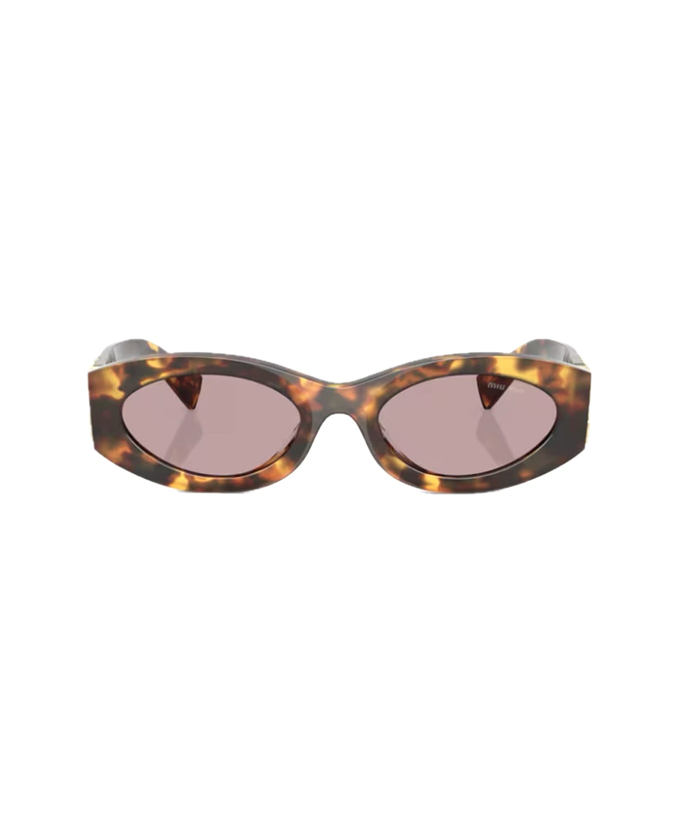 Miu Miu 0mu 11ws Miu Glimpse 14l20i Havana Sunglasses - Marrone