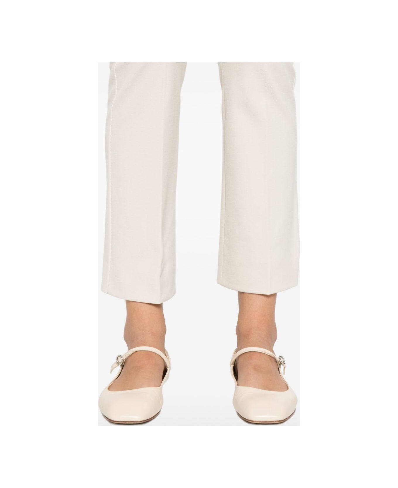 
S Max Mara Felice Crop Pants - White