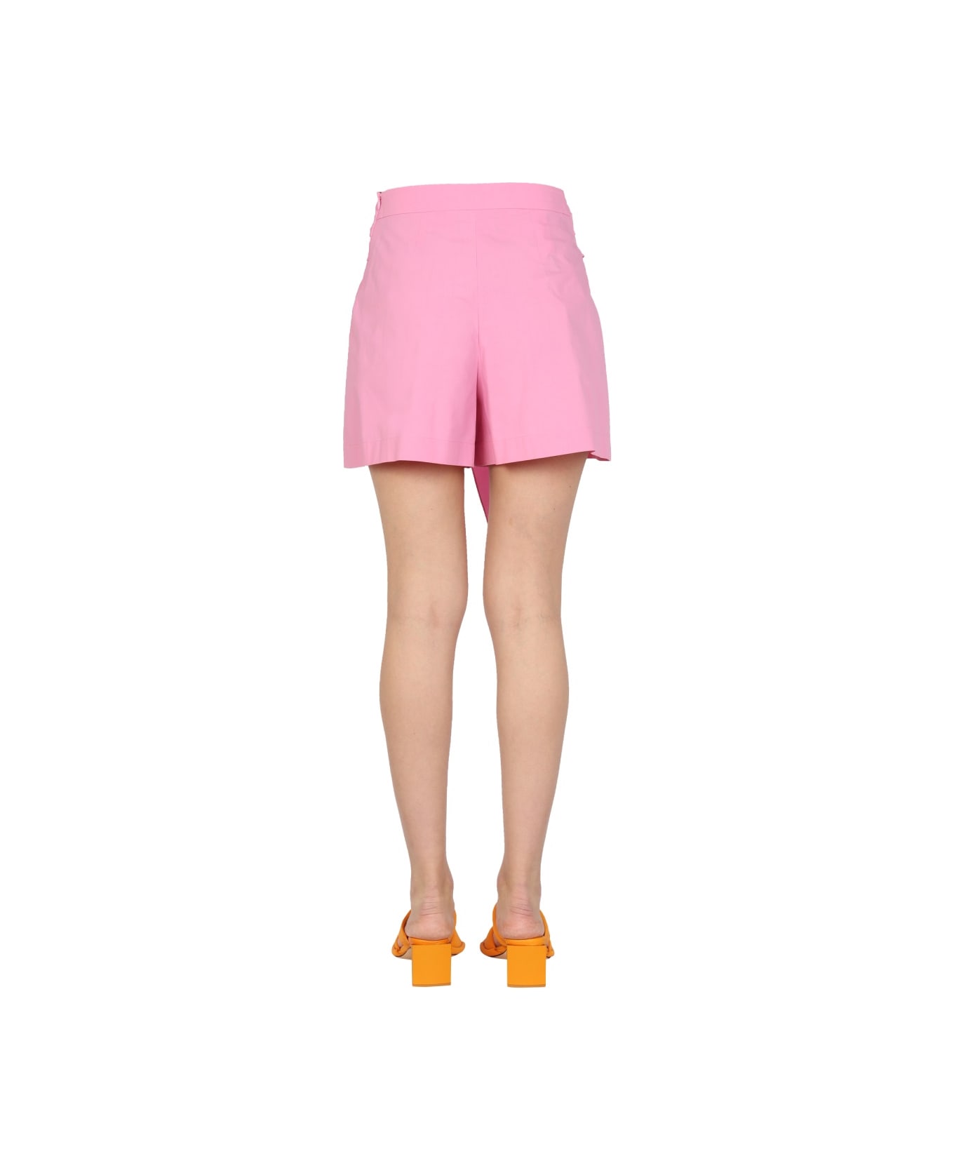 Boutique Moschino Belted Waist Shorts - PINK
