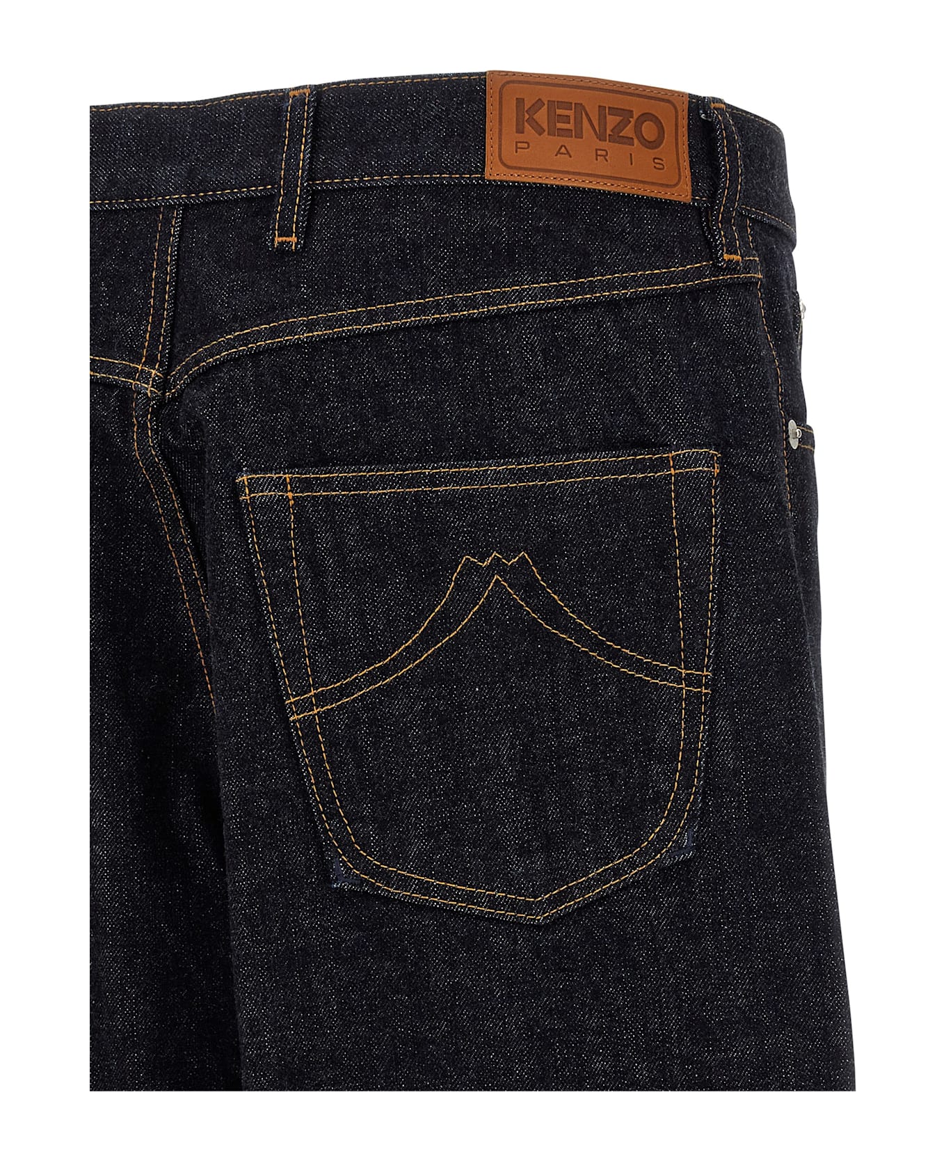 Kenzo 
turn Up
 Jeans - Blue