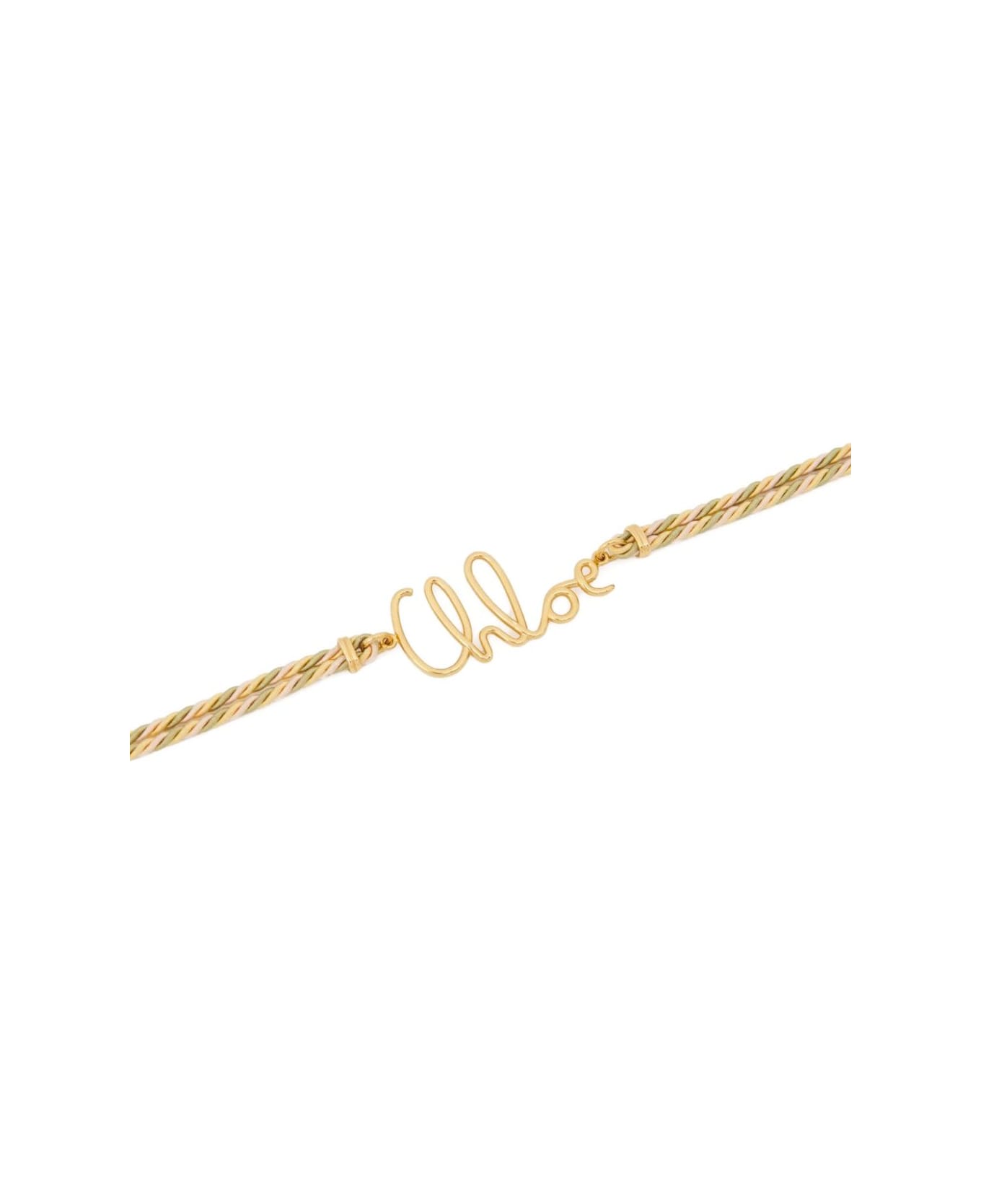 Chloé Logo Necklace - Golden