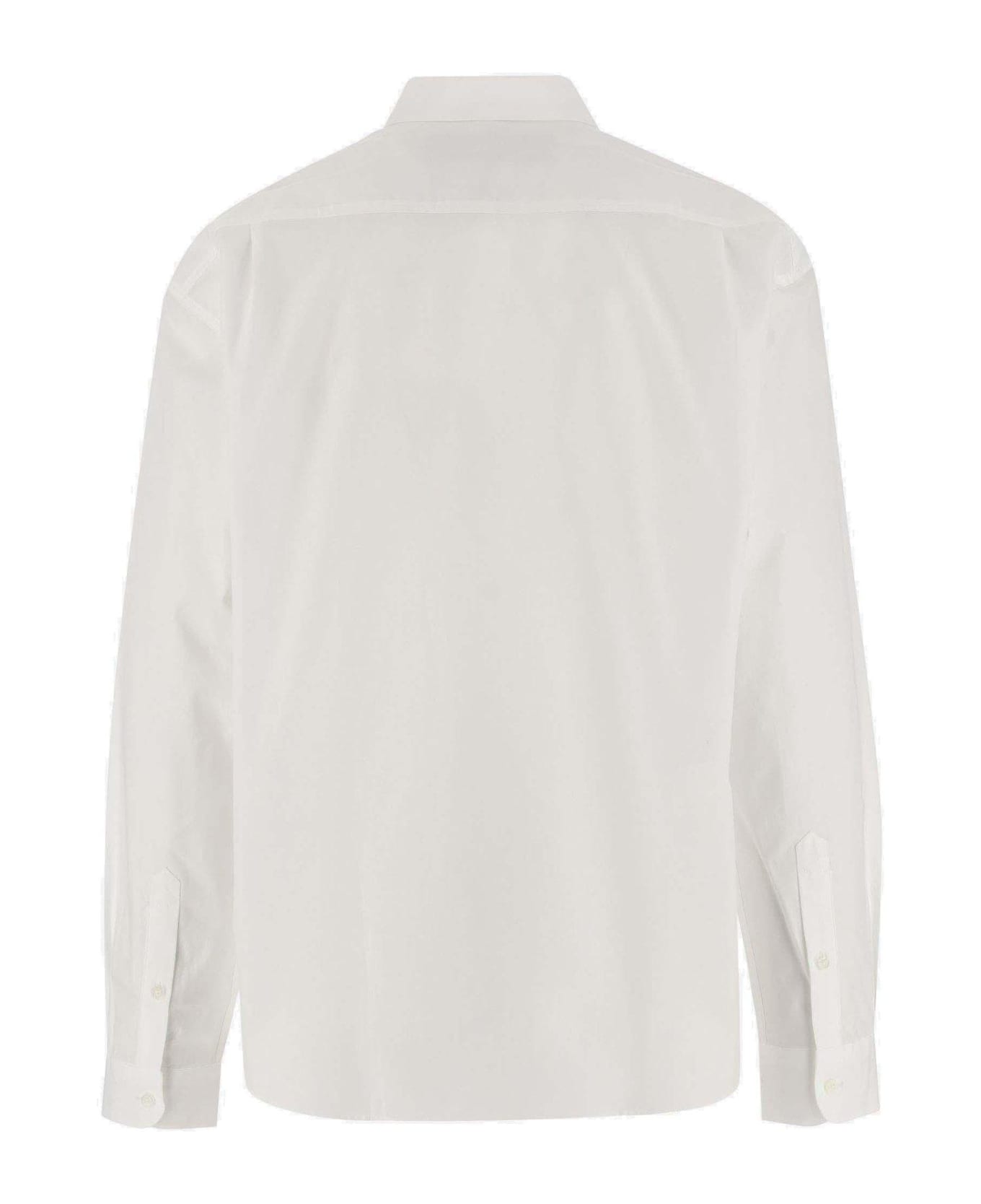 Jacquemus Arty Paint Long-sleeve Shirt - WHITE