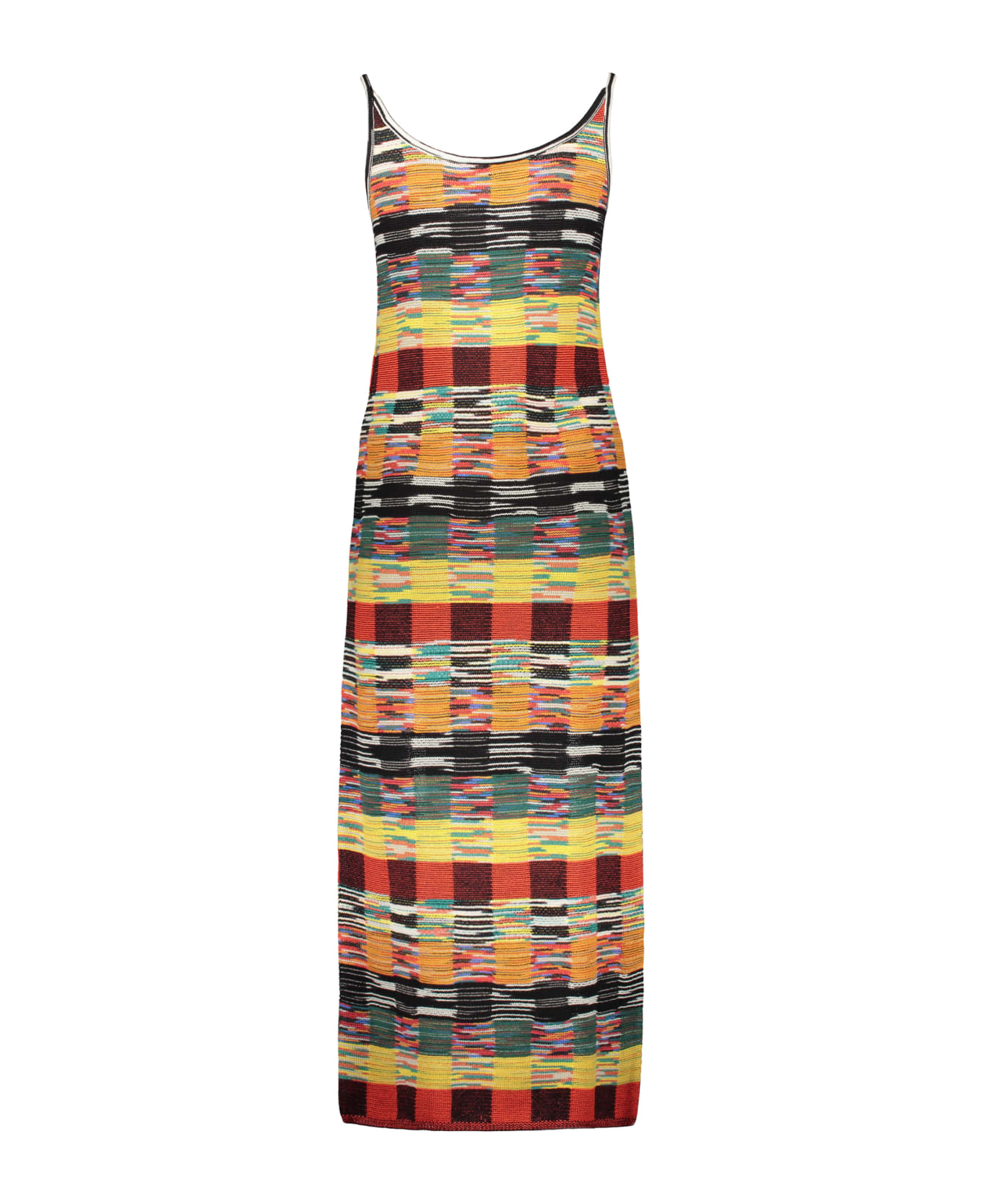 Palm Angels X Missoni Knitted Long Dress - Multicolor