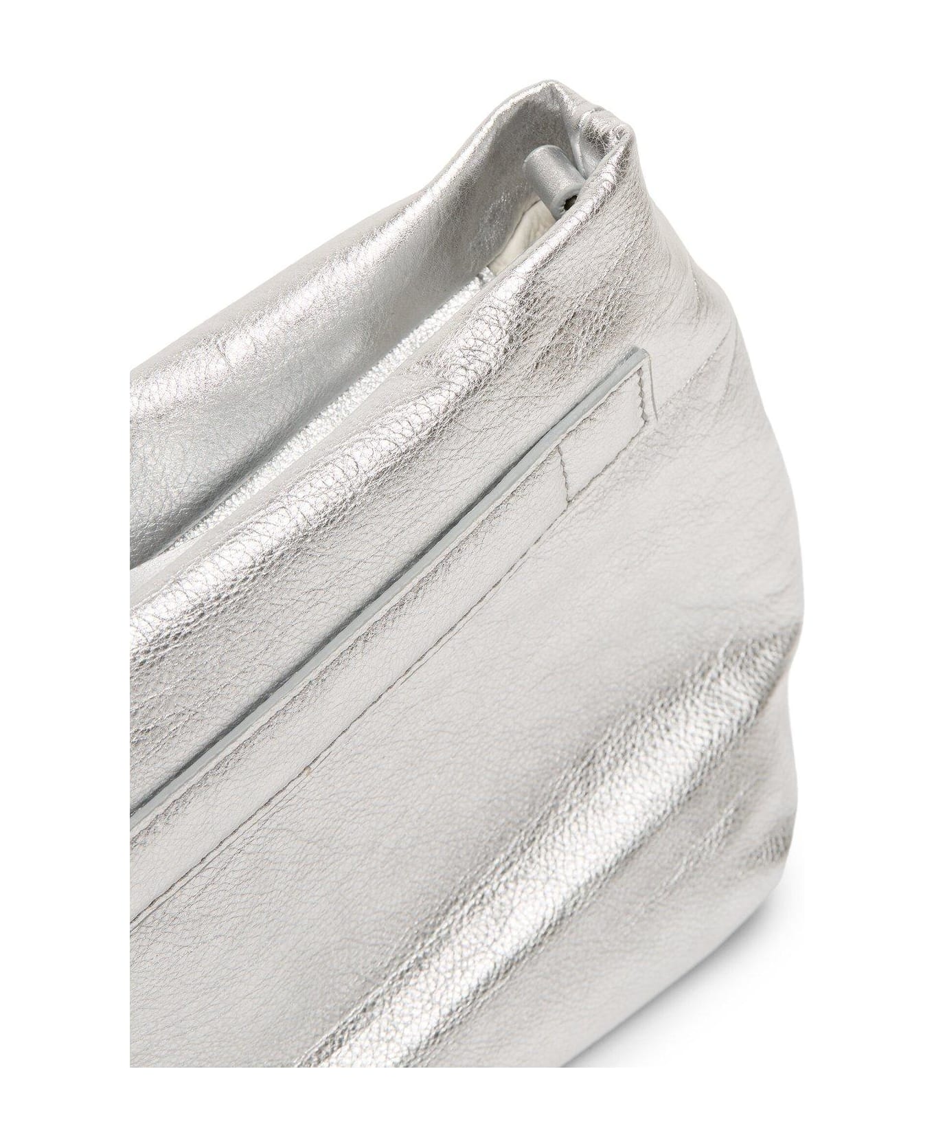 Marsell Fantasmino Zipped Clutch Bag - Silver