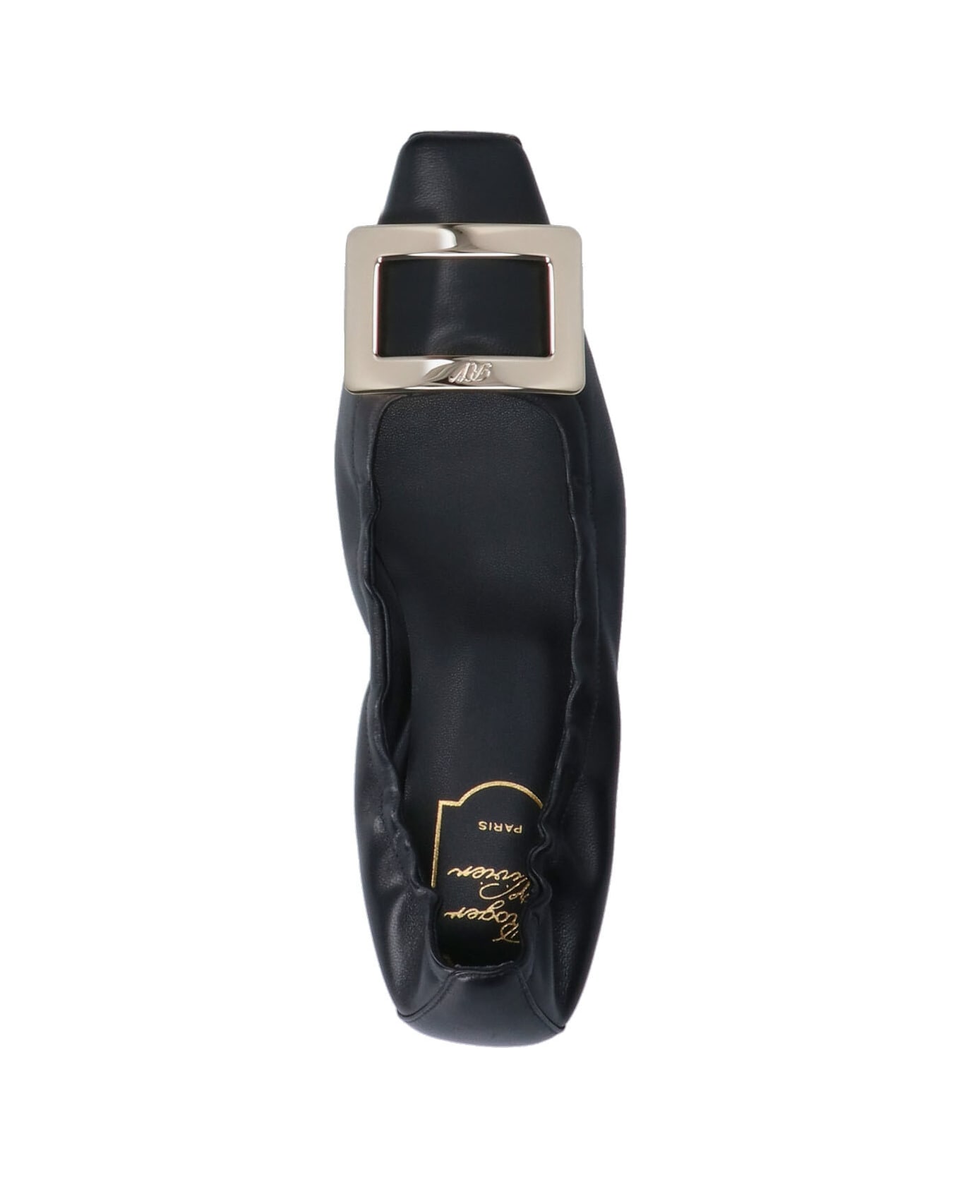 Roger Vivier "belle Vivier" Ballet Flats - Black  