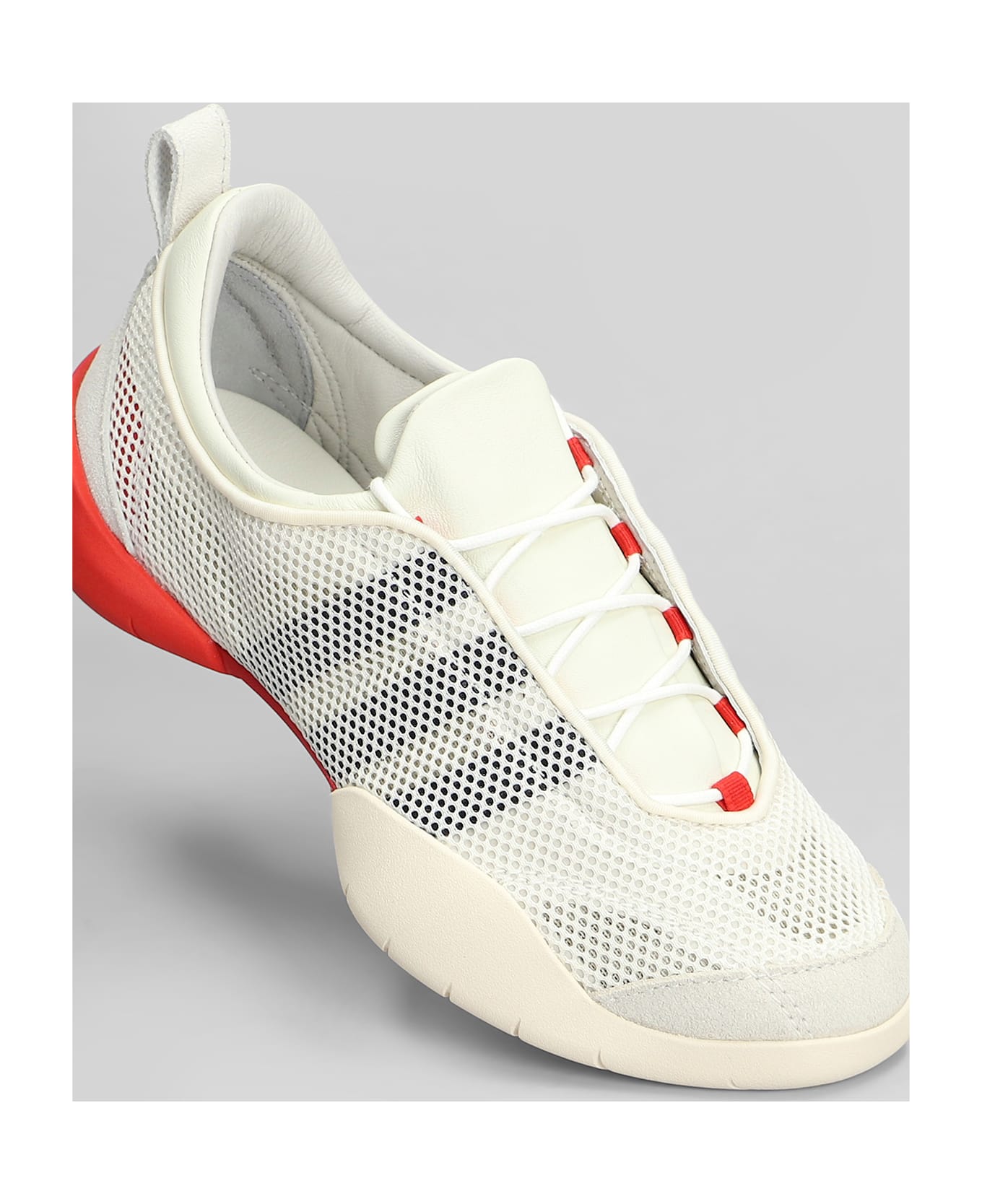 Y-3 Regu Sneakers In Beige Leather And Fabric - beige