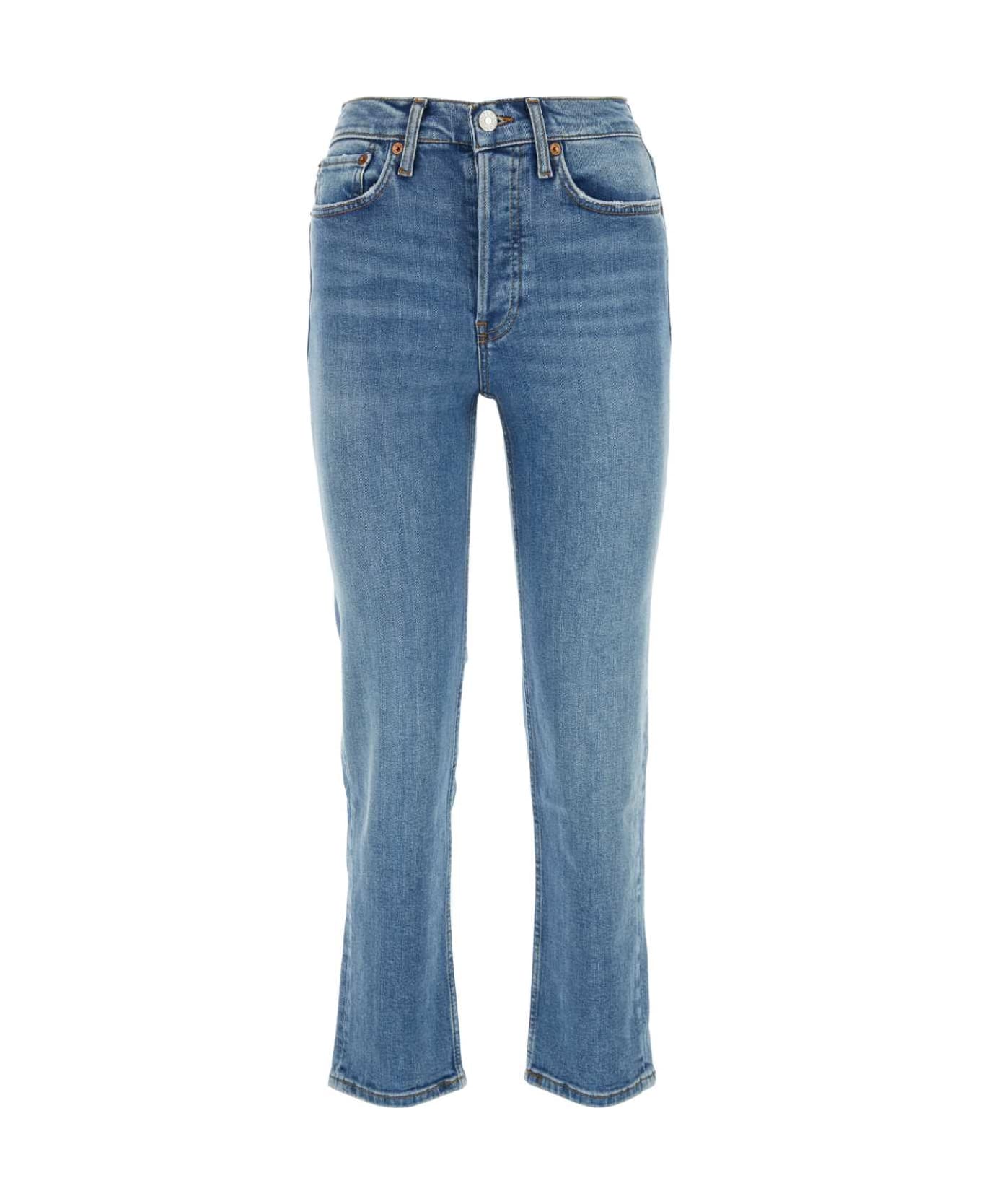 RE/DONE Stretch Denim Jeans - CLASSICFADEDBLUE