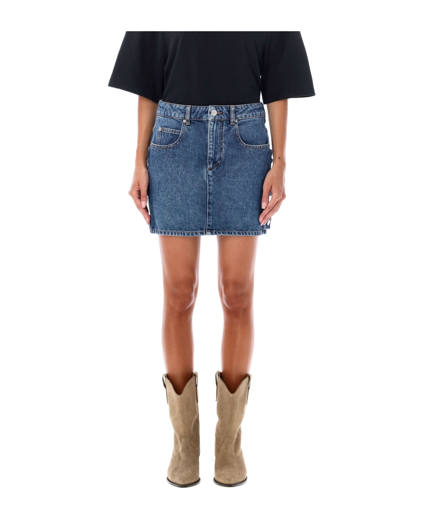 Marant Étoile Stessy Mini Skirt - BLUE