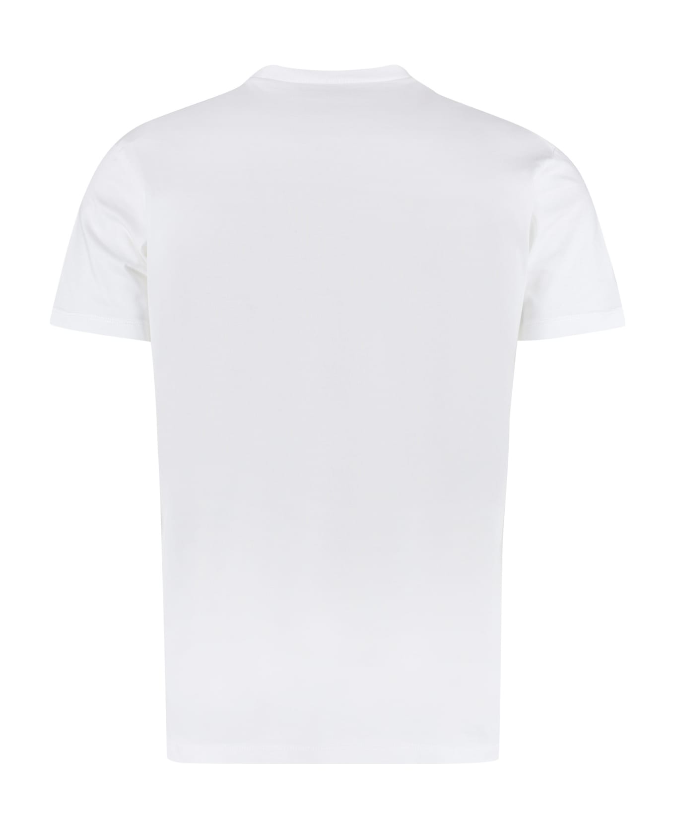 Dsquared2 Printed Cotton T-shirt - White