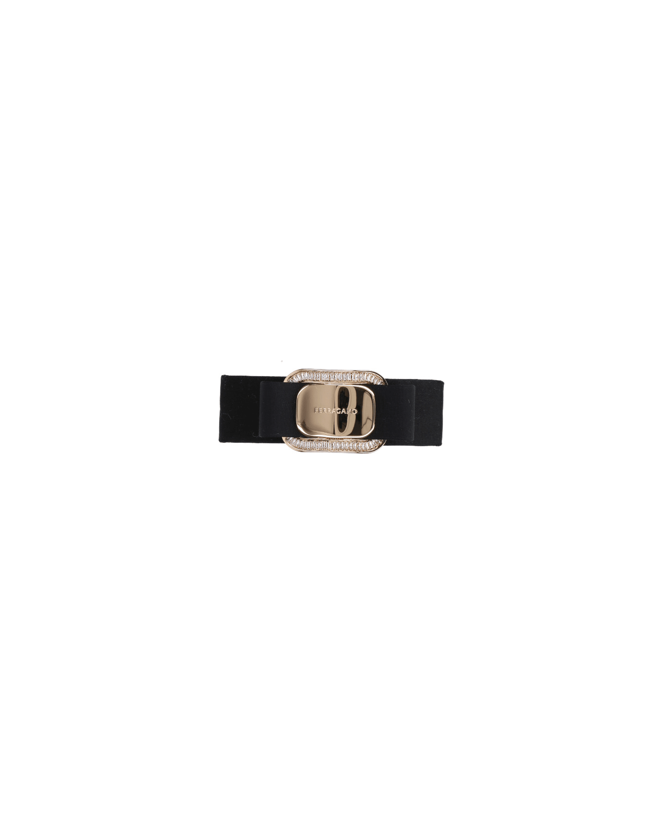 Ferragamo 'vara' Grosgrain Clasp - Black  
