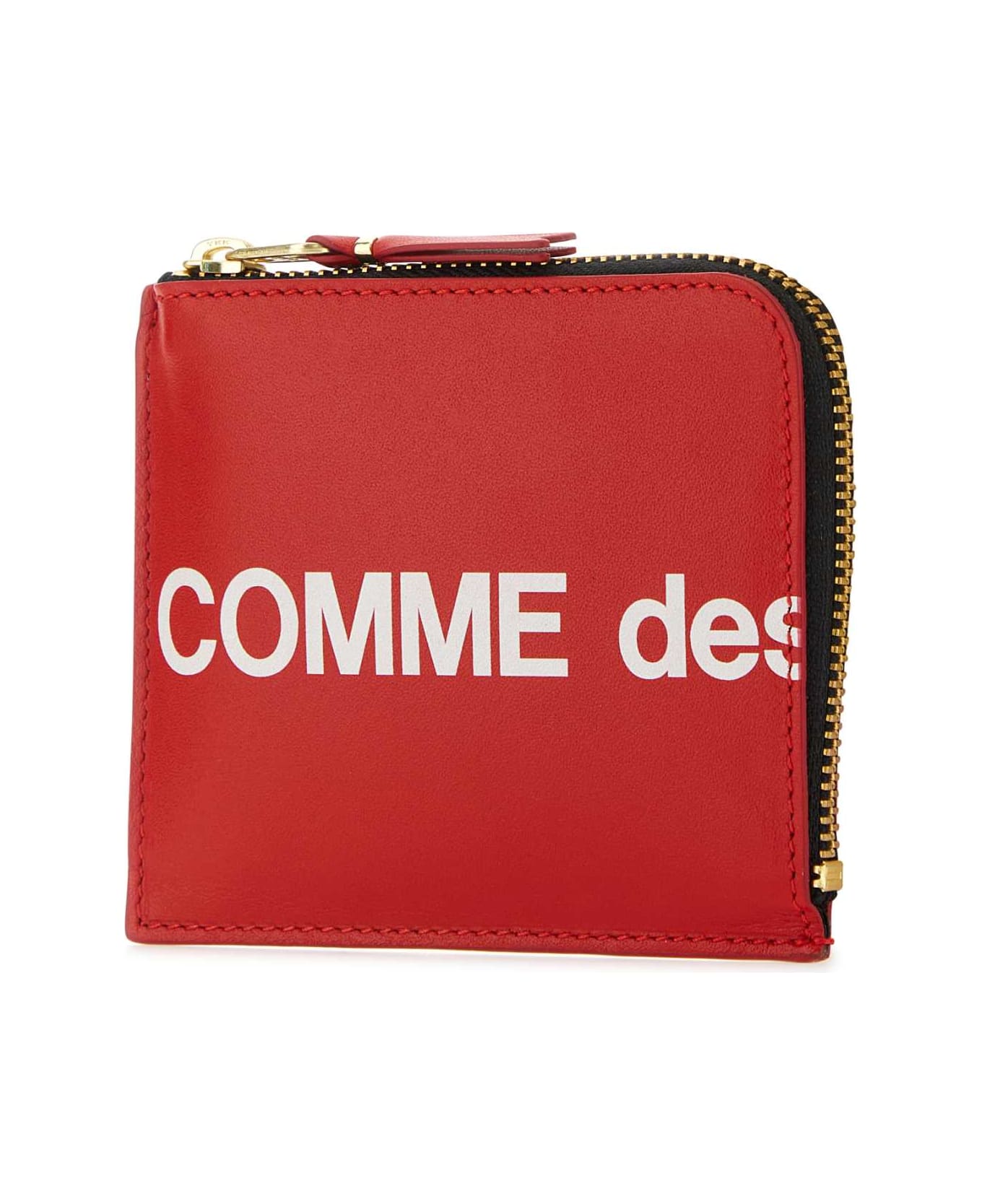 Comme des Garçons Red Leather Coin Case - RED