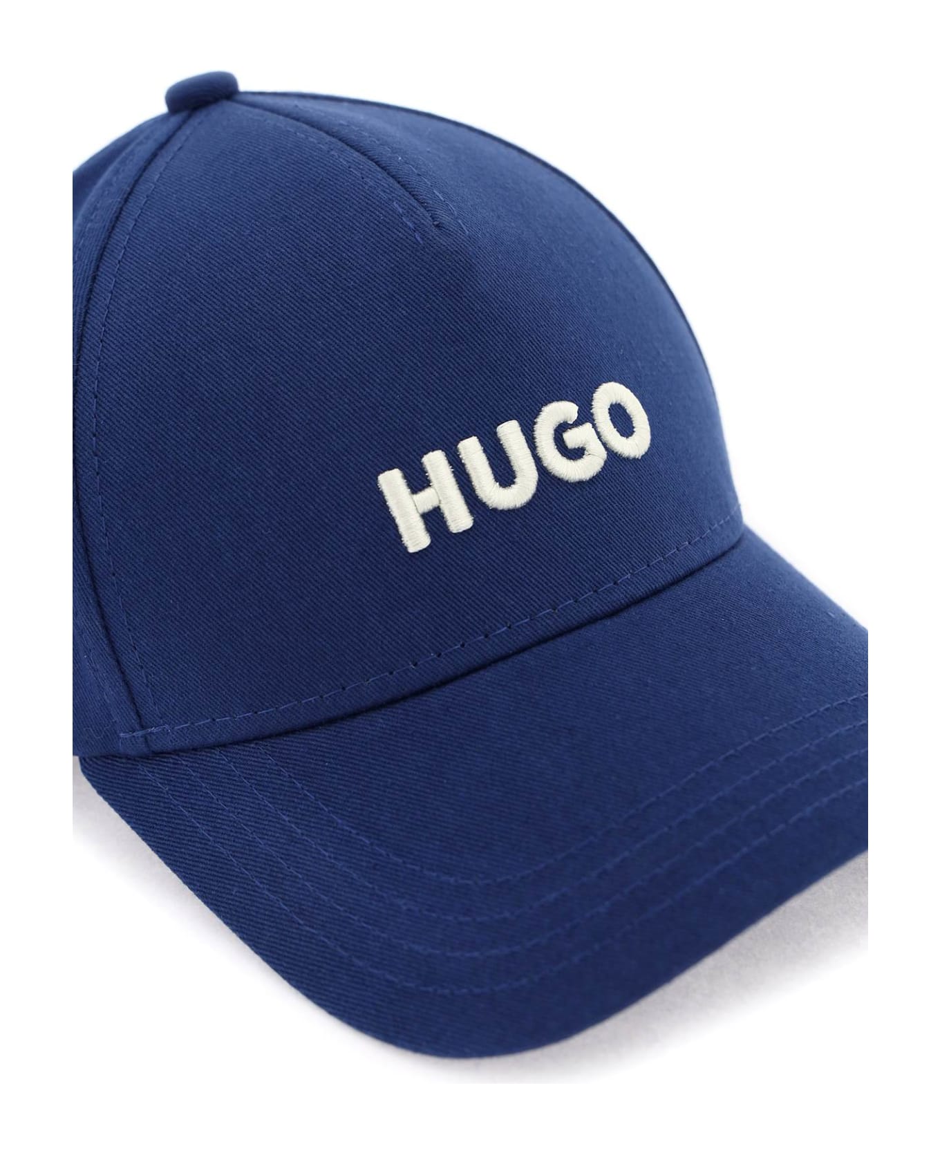 Hugo Boss Baseball Cap With Embroidered Logo - NAVY (Blue)
