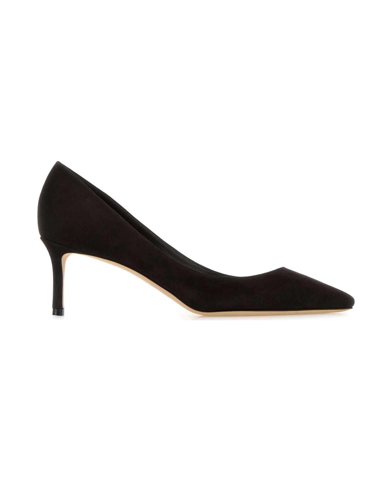 Jimmy Choo Dark Brown Suede Romy 60 Pumps - COFFEE