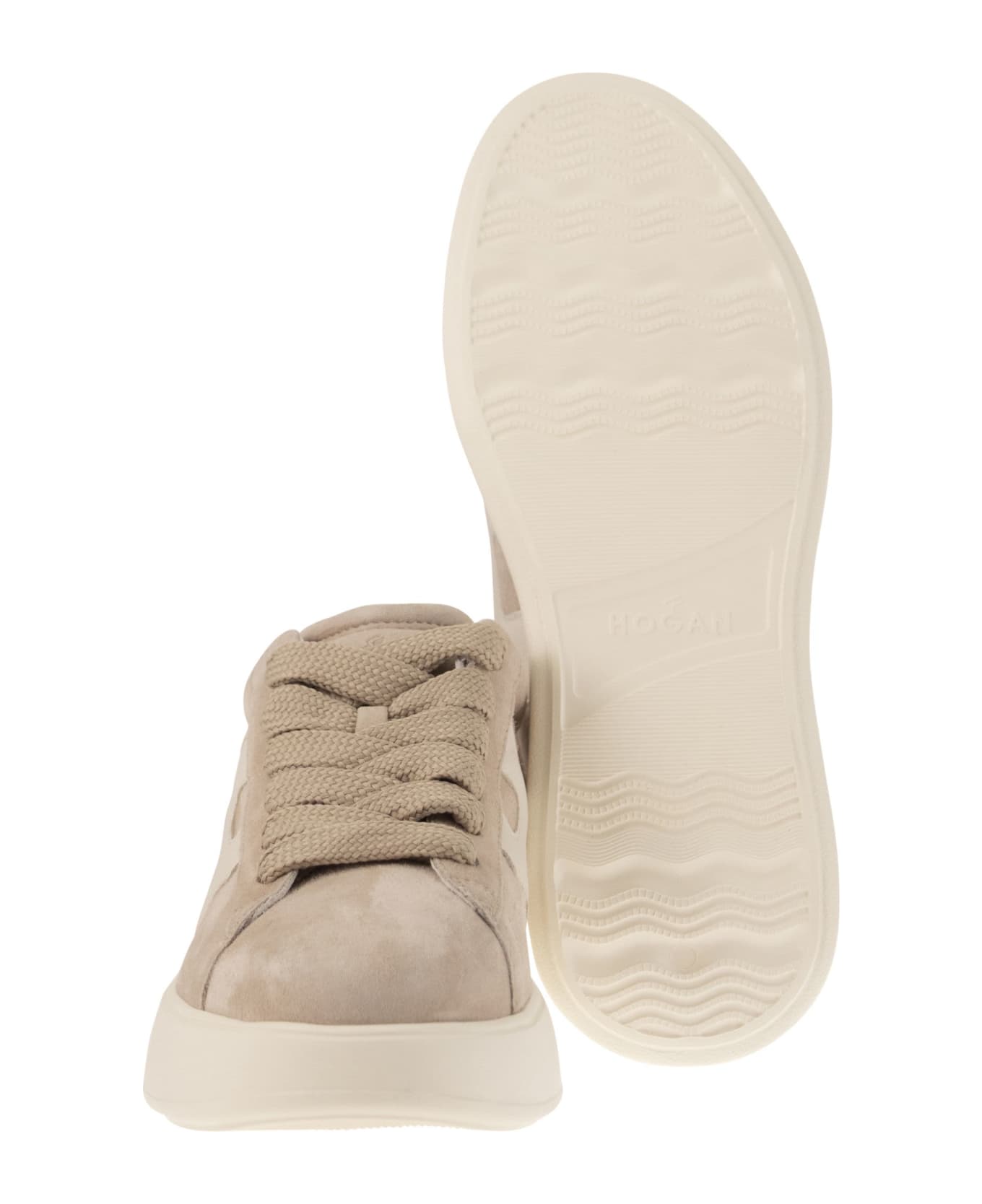 Hogan Rebel H564 - Sneakers - Beige