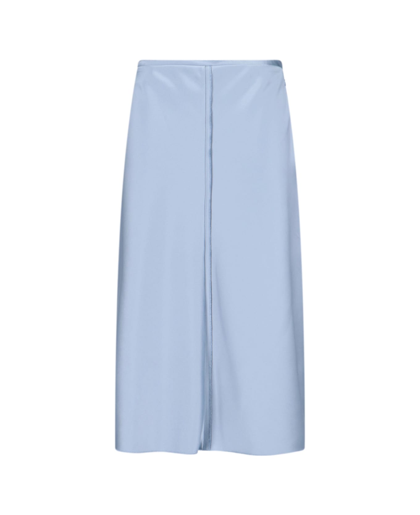 Ami Alexandre Mattiussi Midi Skirt - Light Blue
